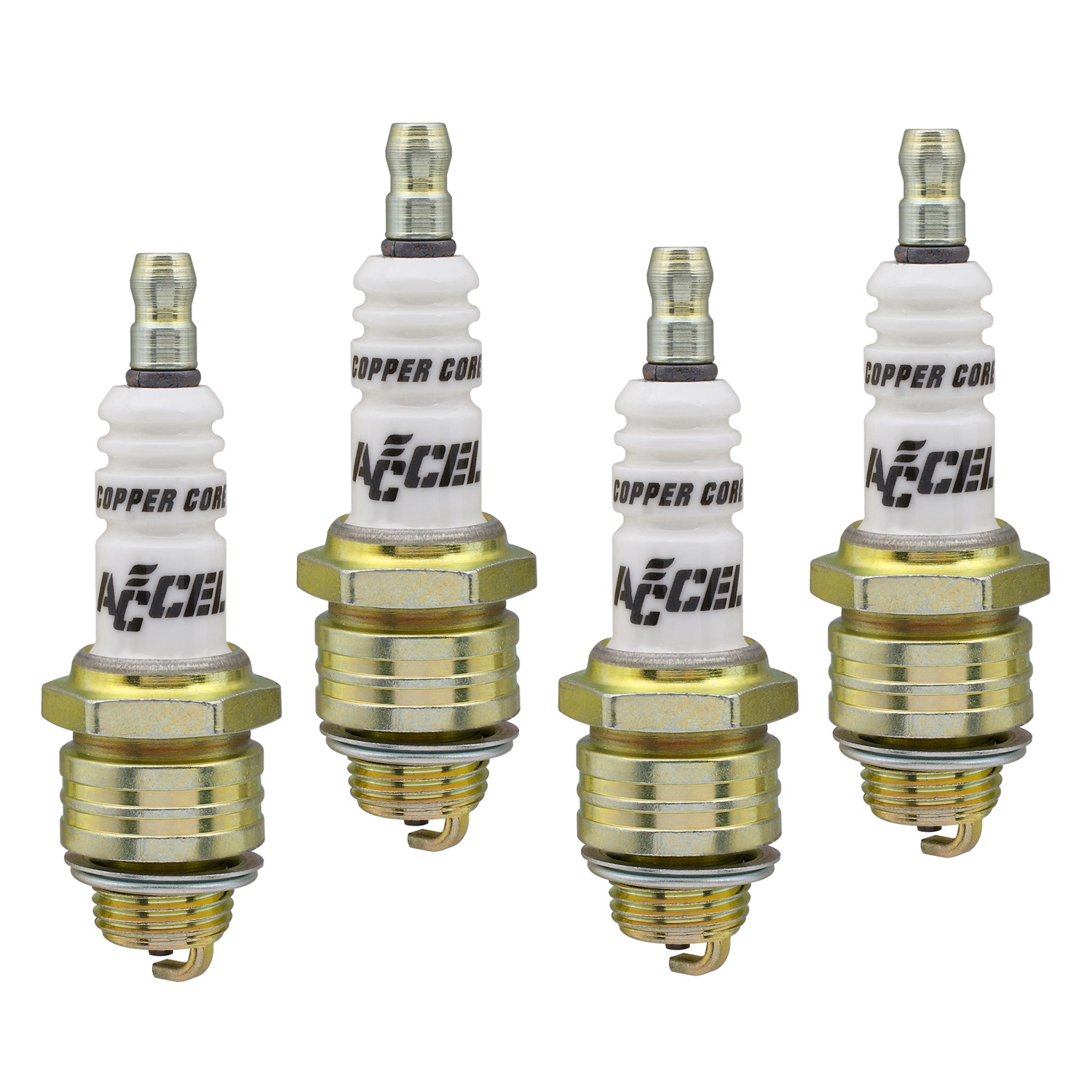 ACCEL ACCEL 0124-4 U-Groove Standard; Spark Plug