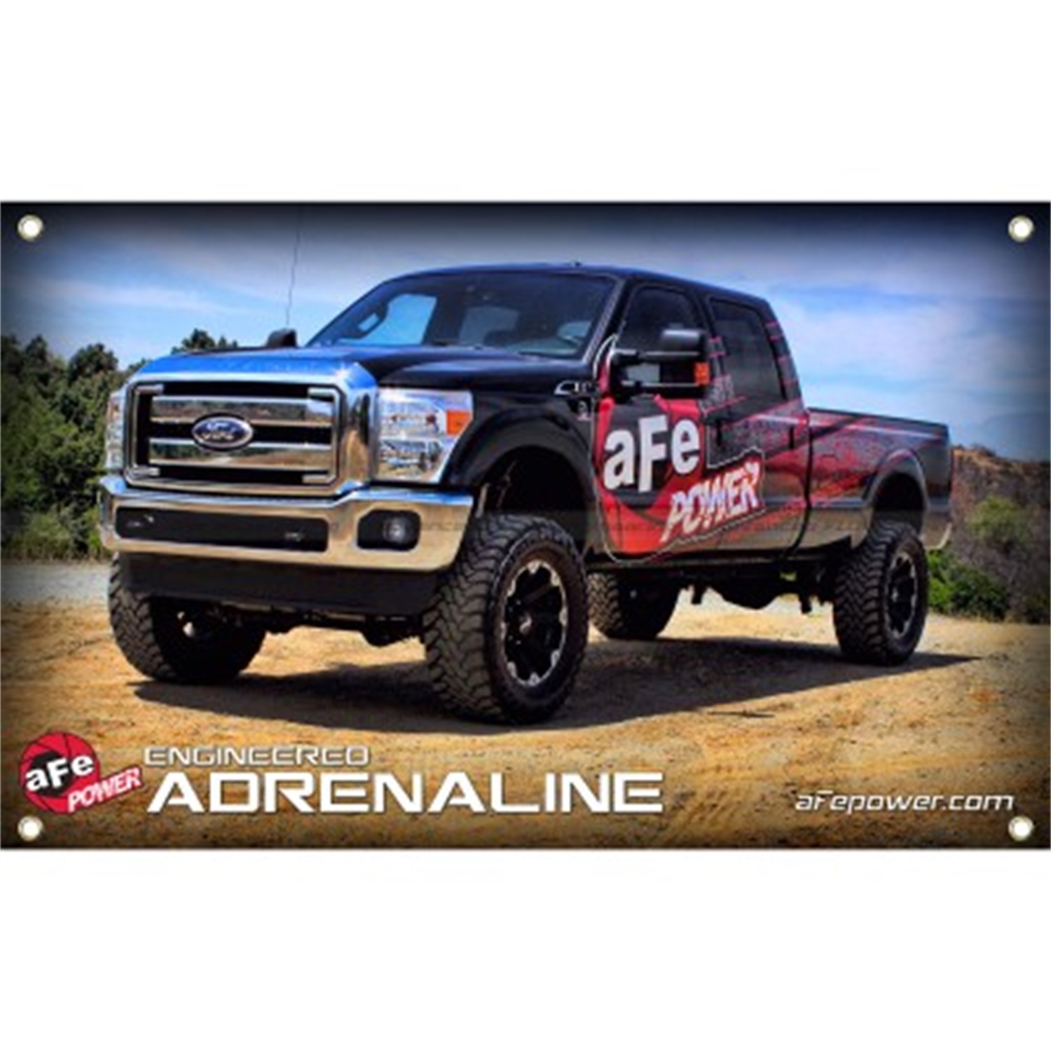 aFe Power 40-10172 aFe Power Banner aFe Power Banner; 2011 Ford F-350 Power Stroke 6.7L; 3x5 ft.;