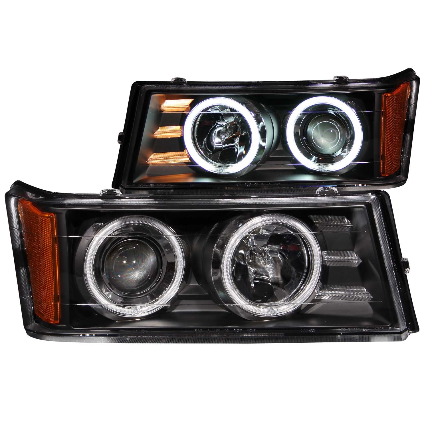 Anzo USA Anzo USA 111079 Projector Headlight Set; w/Halo Fits 04-12 Canyon Colorado