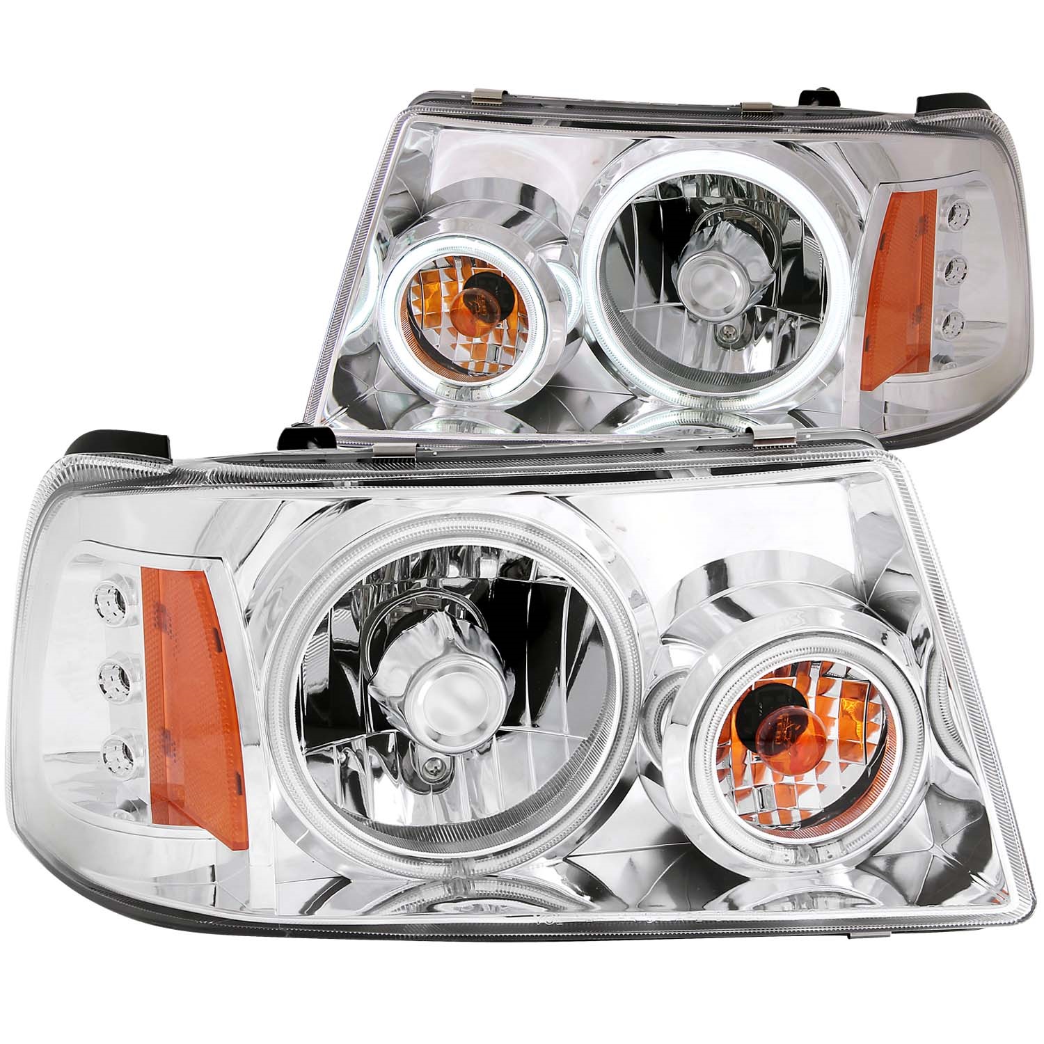 Anzo USA Anzo USA 111151 Crystal Headlight Set; w/Halo Fits 01-11 Ranger