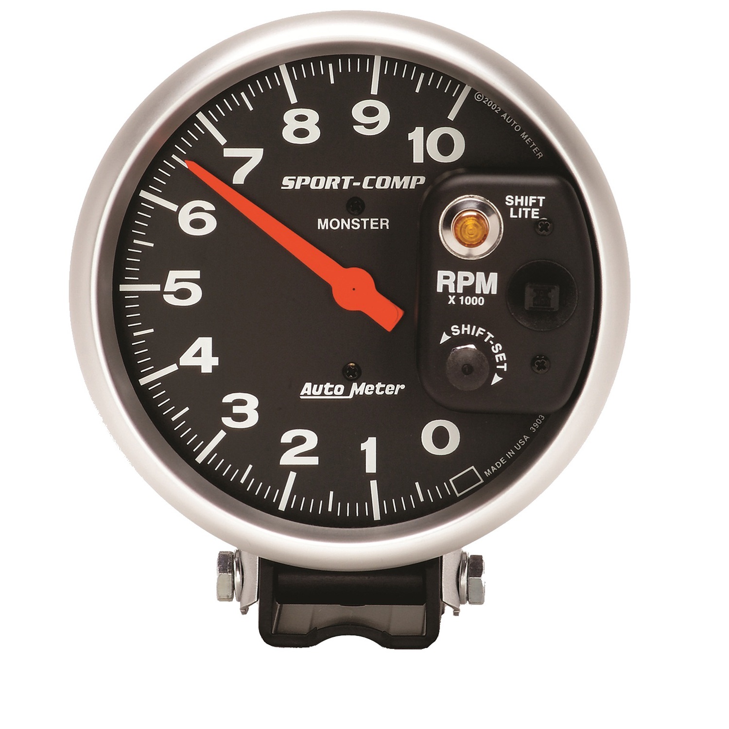 Auto Meter Auto Meter 3903 Sport-Comp; Shift-Lite Tachometer