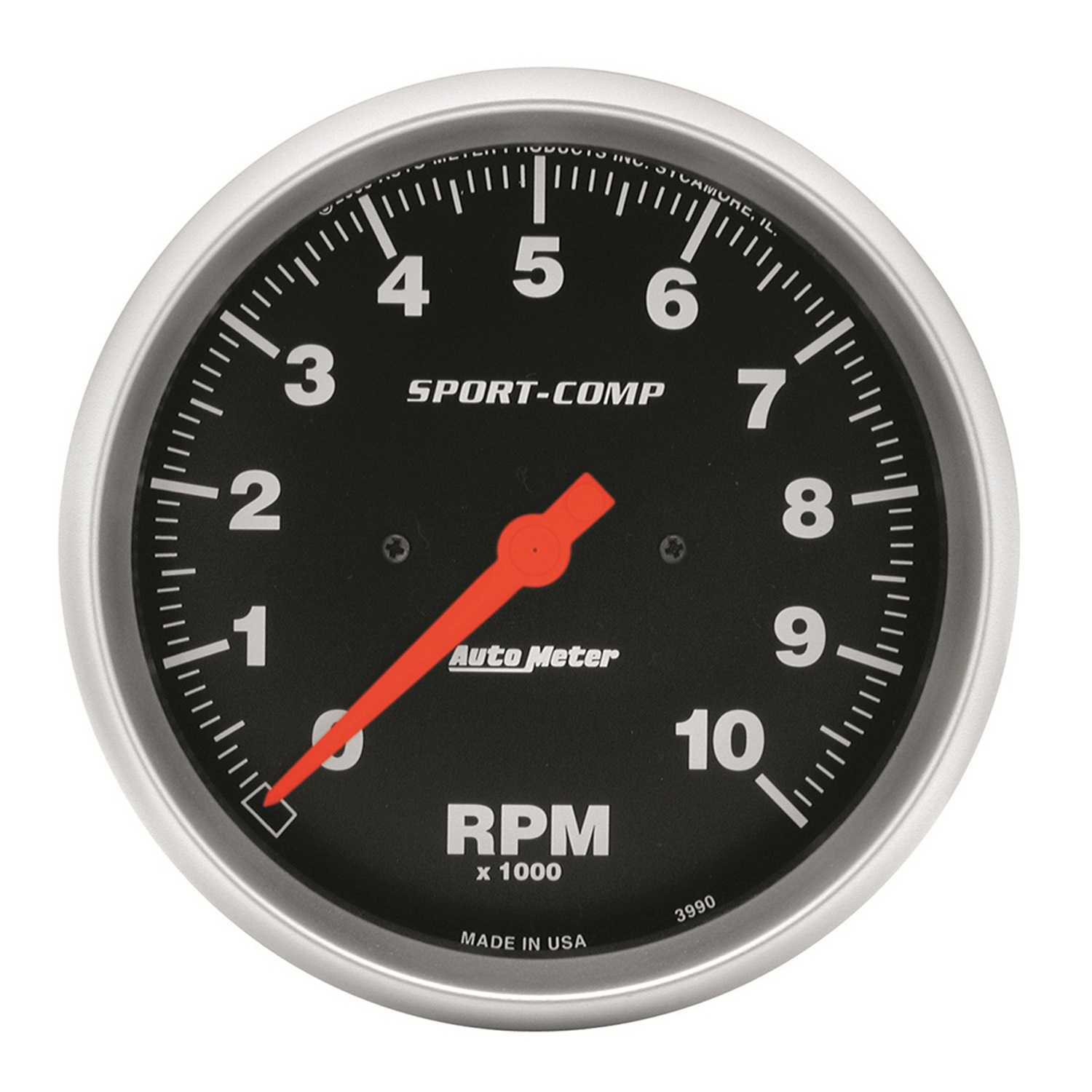 Auto Meter Auto Meter 3990 Sport-Comp; In-Dash Electric Tachometer