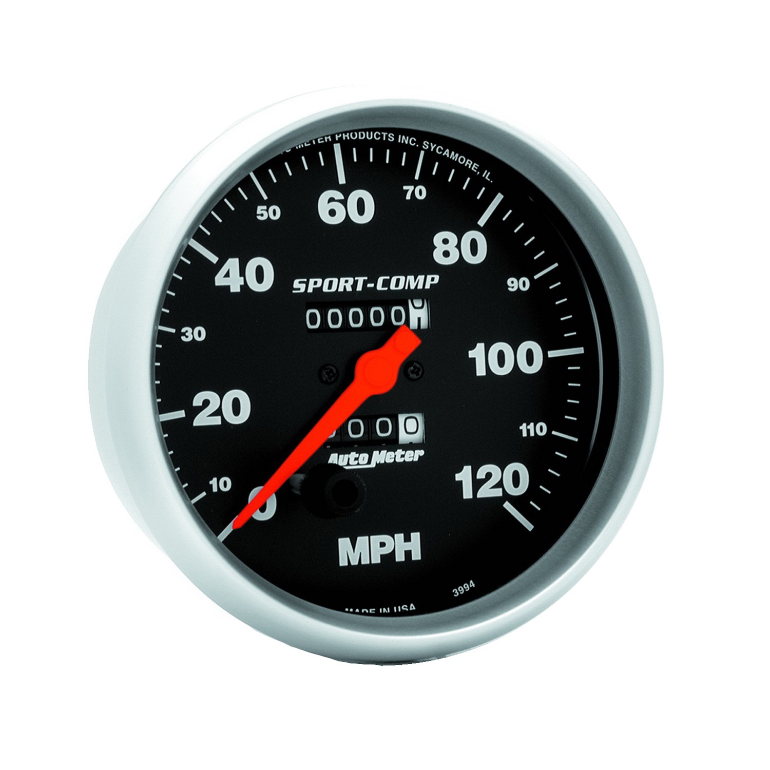 Auto Meter Auto Meter 3994 Sport-Comp; In-Dash Mechanical Speedometer