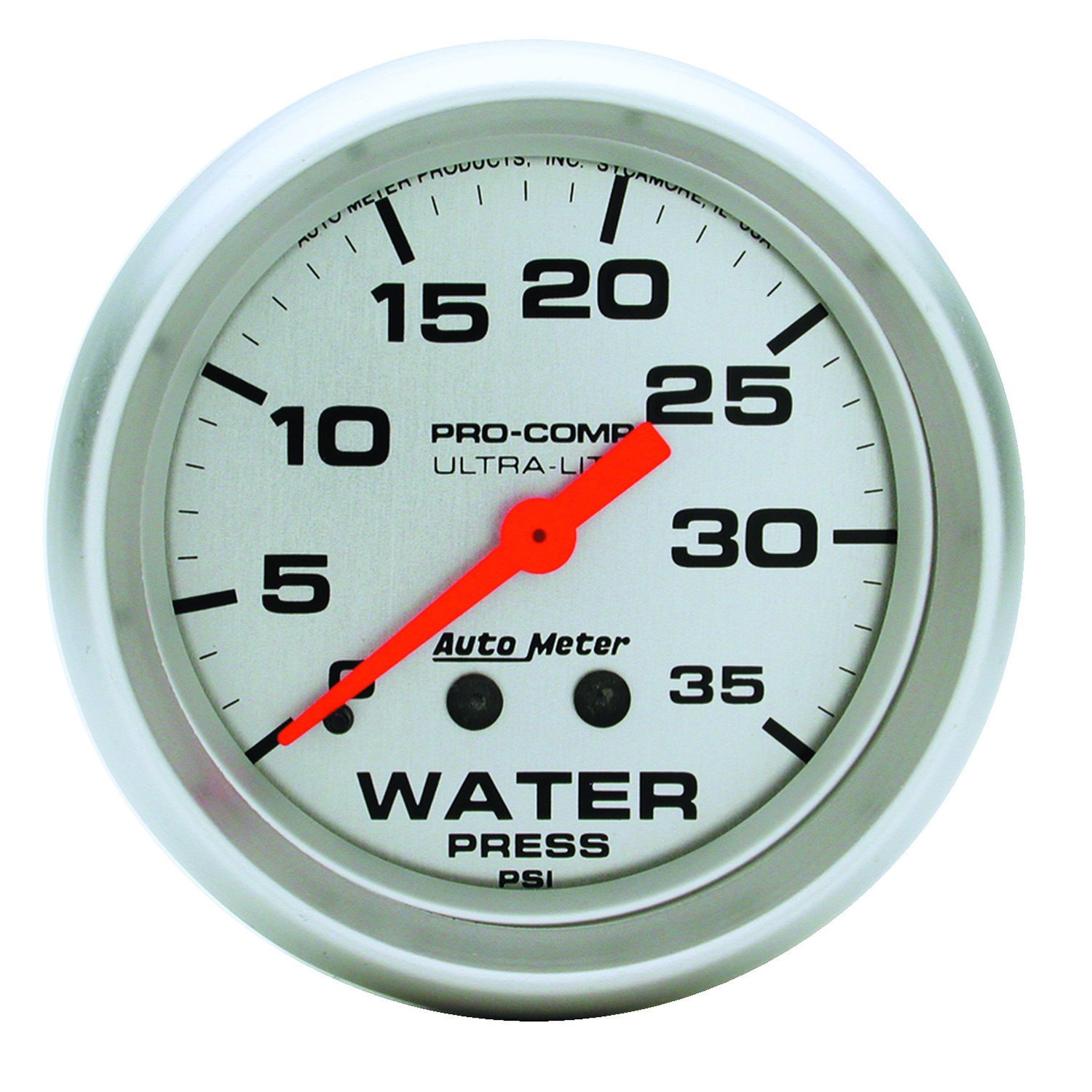 Auto Meter Auto Meter 4407 Ultra-Lite; Mechanical Water Pressure Gauge