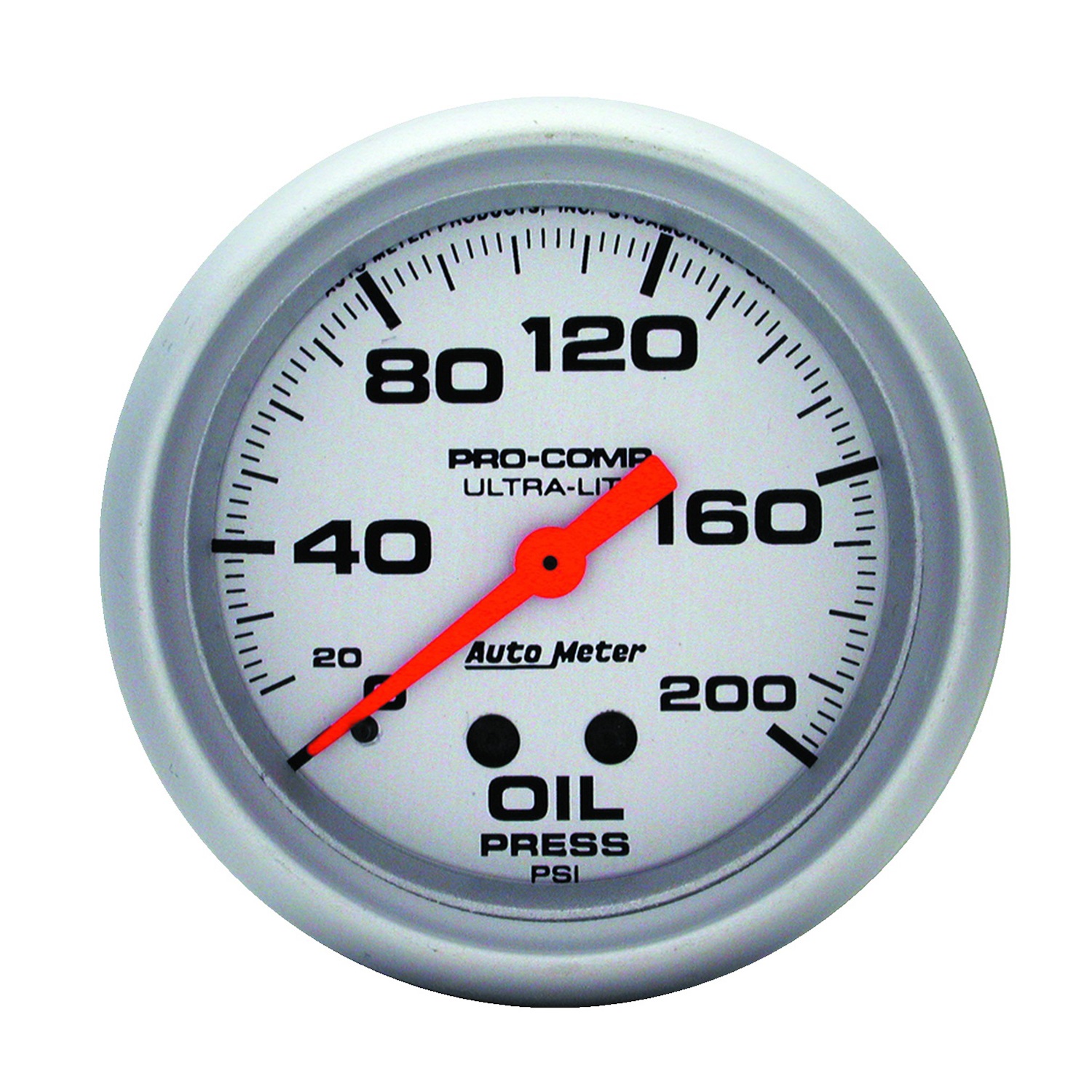 Auto Meter Auto Meter 4422 Ultra-Lite; Mechanical Oil Pressure Gauge