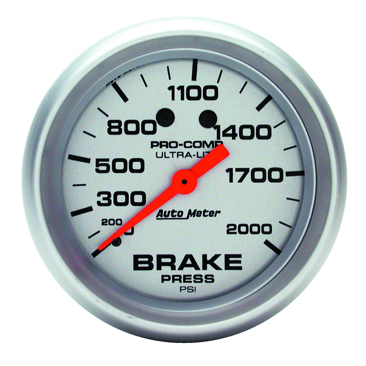 Auto Meter Auto Meter 4426 Ultra-Lite; Mechanical Brake Pressure Gauge