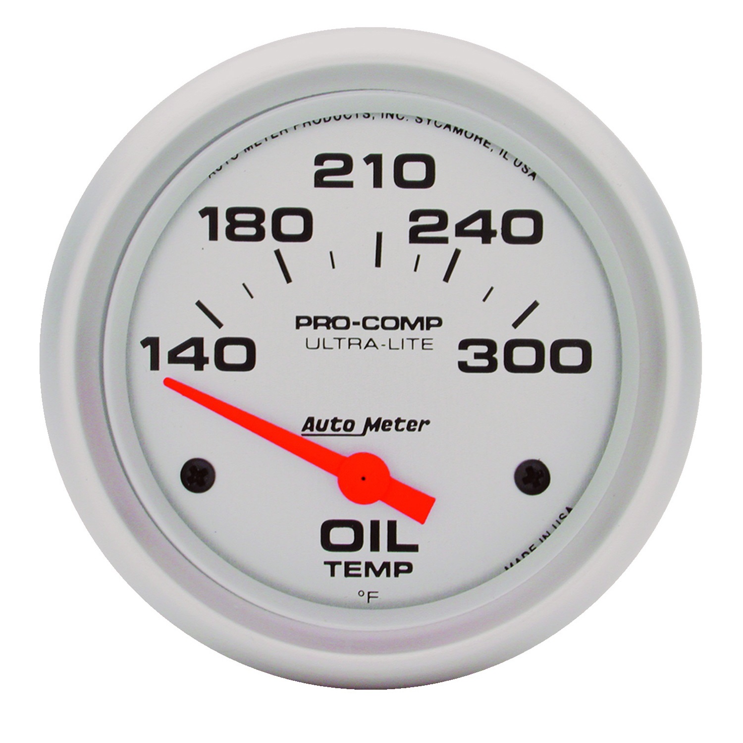 Auto Meter Auto Meter 4447 Ultra-Lite; Electric Oil Temperature Gauge