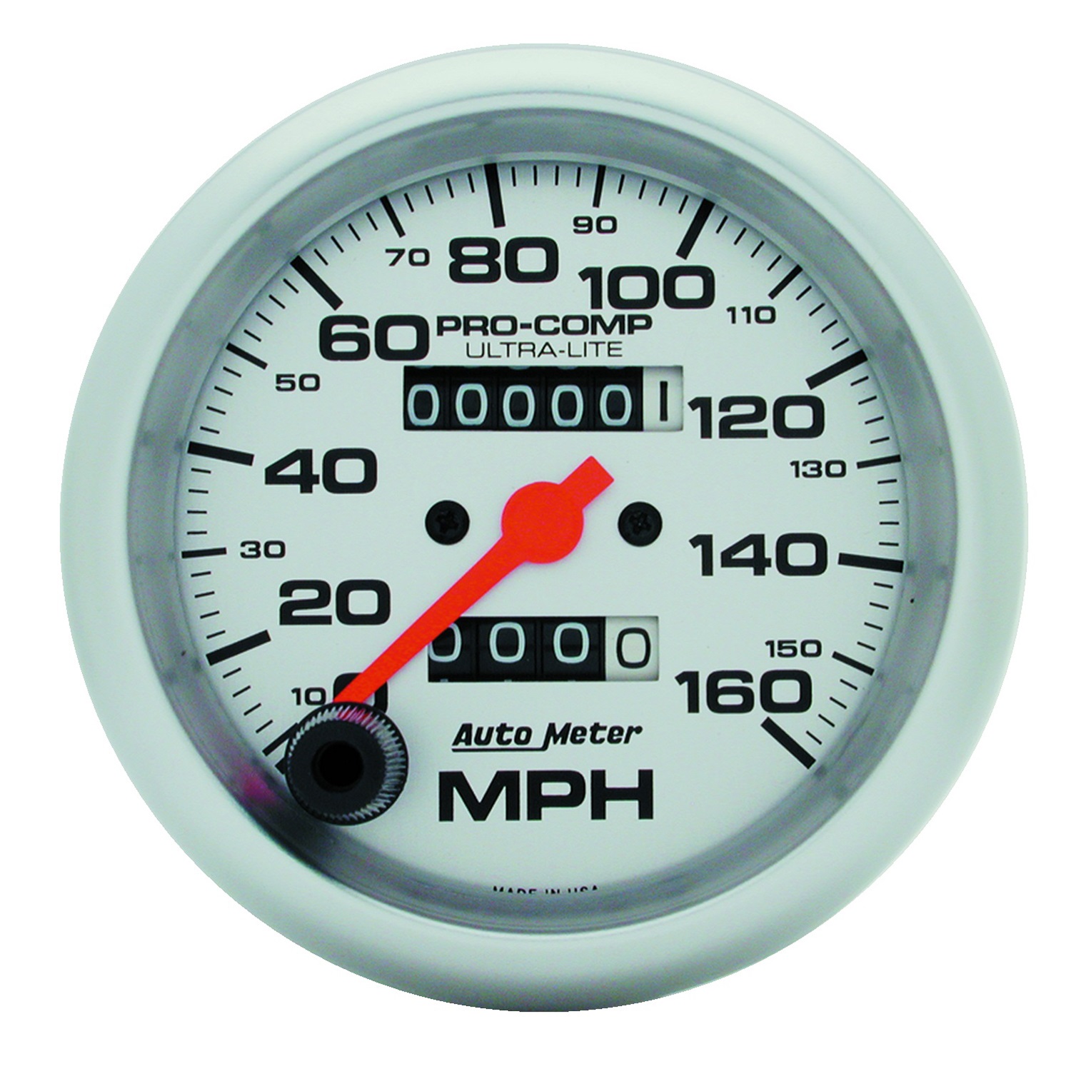 Auto Meter Auto Meter 4493 Ultra-Lite; In-Dash Mechanical Speedometer