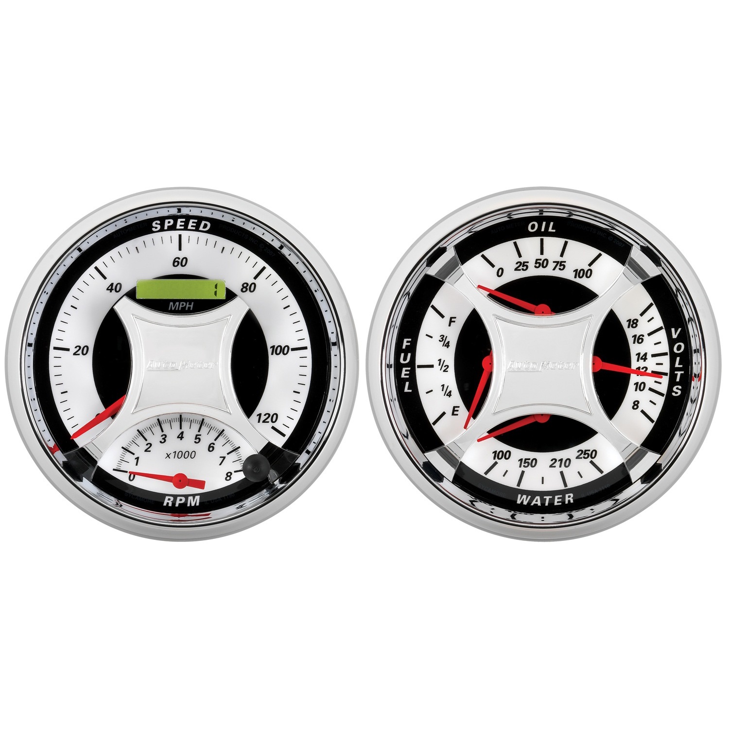 Auto Meter Auto Meter 1103 MCX; Quad Gauge/Tach/Speedo Kit