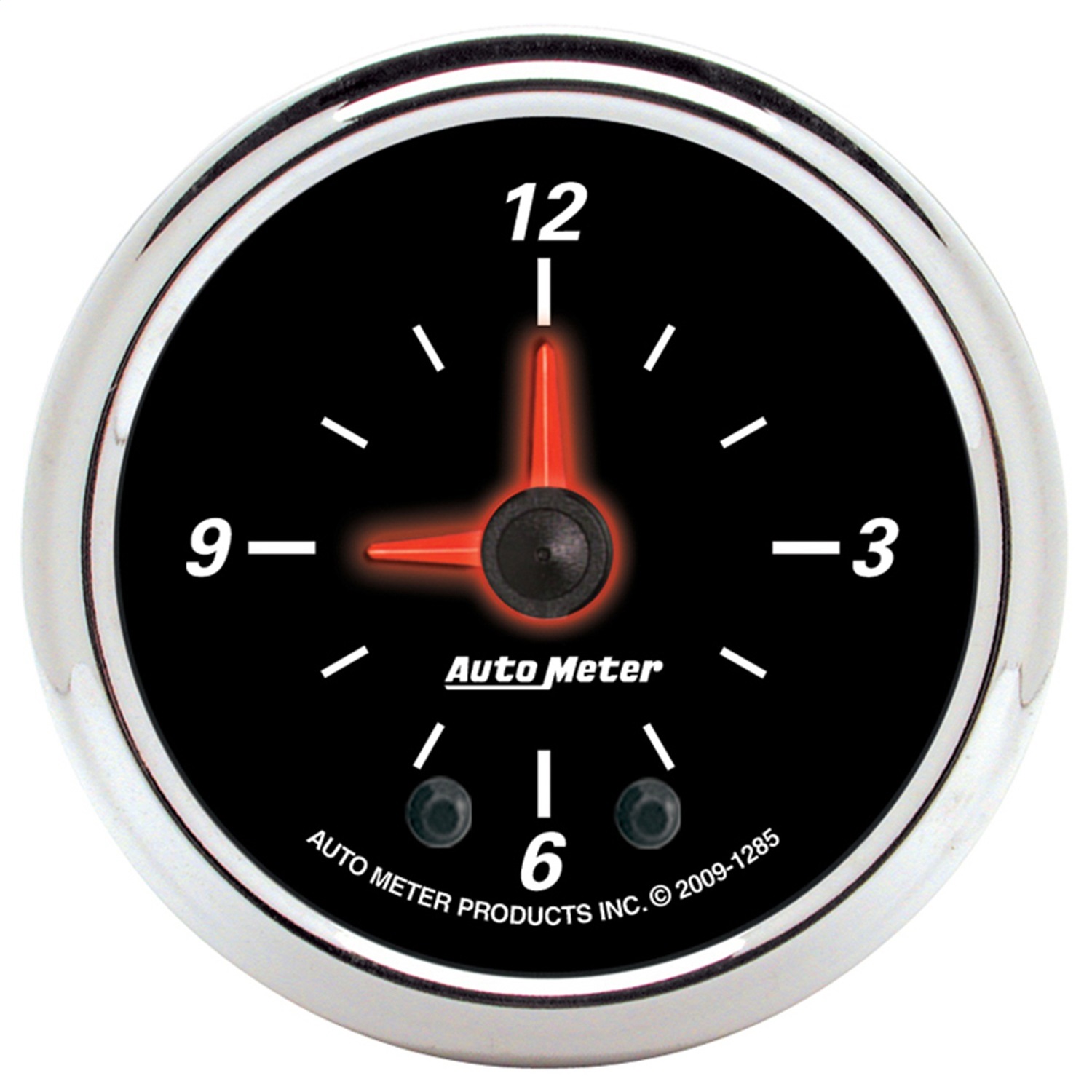Auto Meter Auto Meter 1285 Designer Black II; Clock