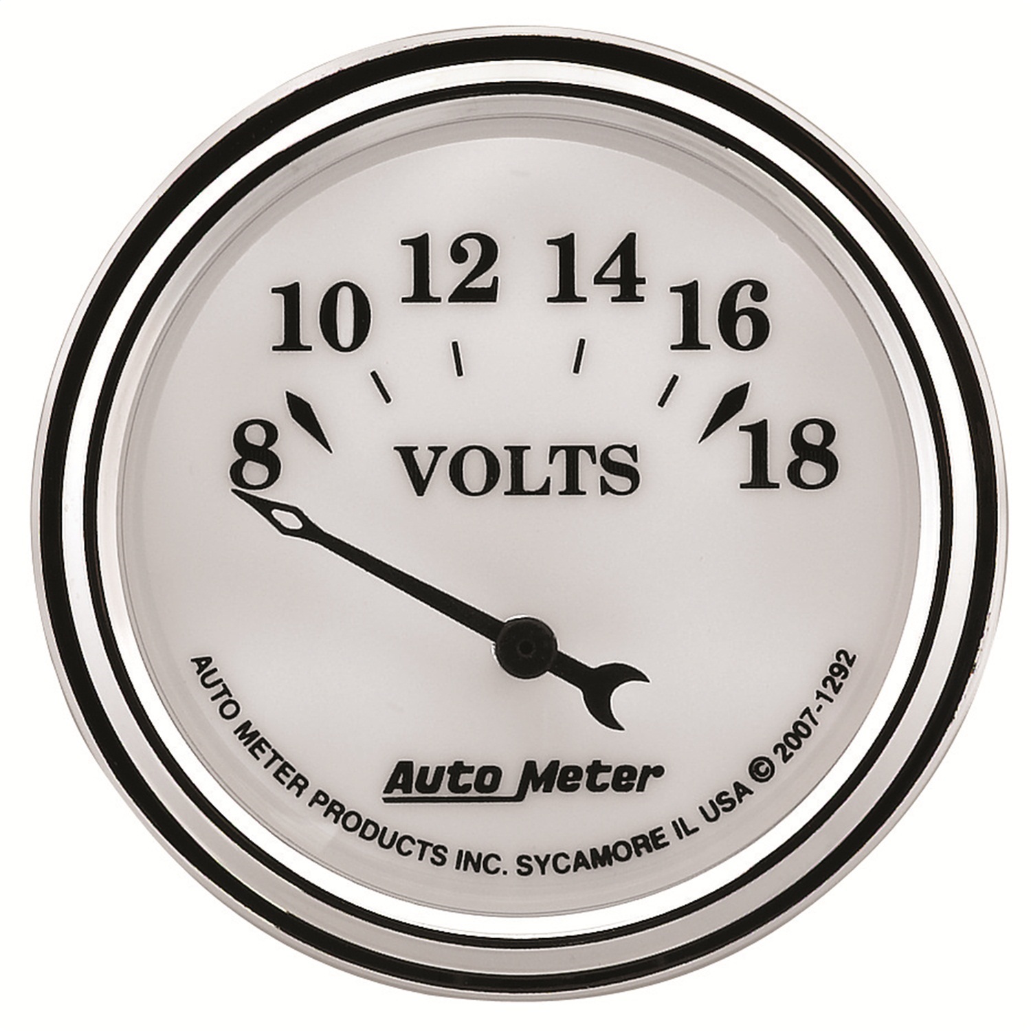 Auto Meter Auto Meter 1292 Old Tyme White II; Voltmeter Gauge