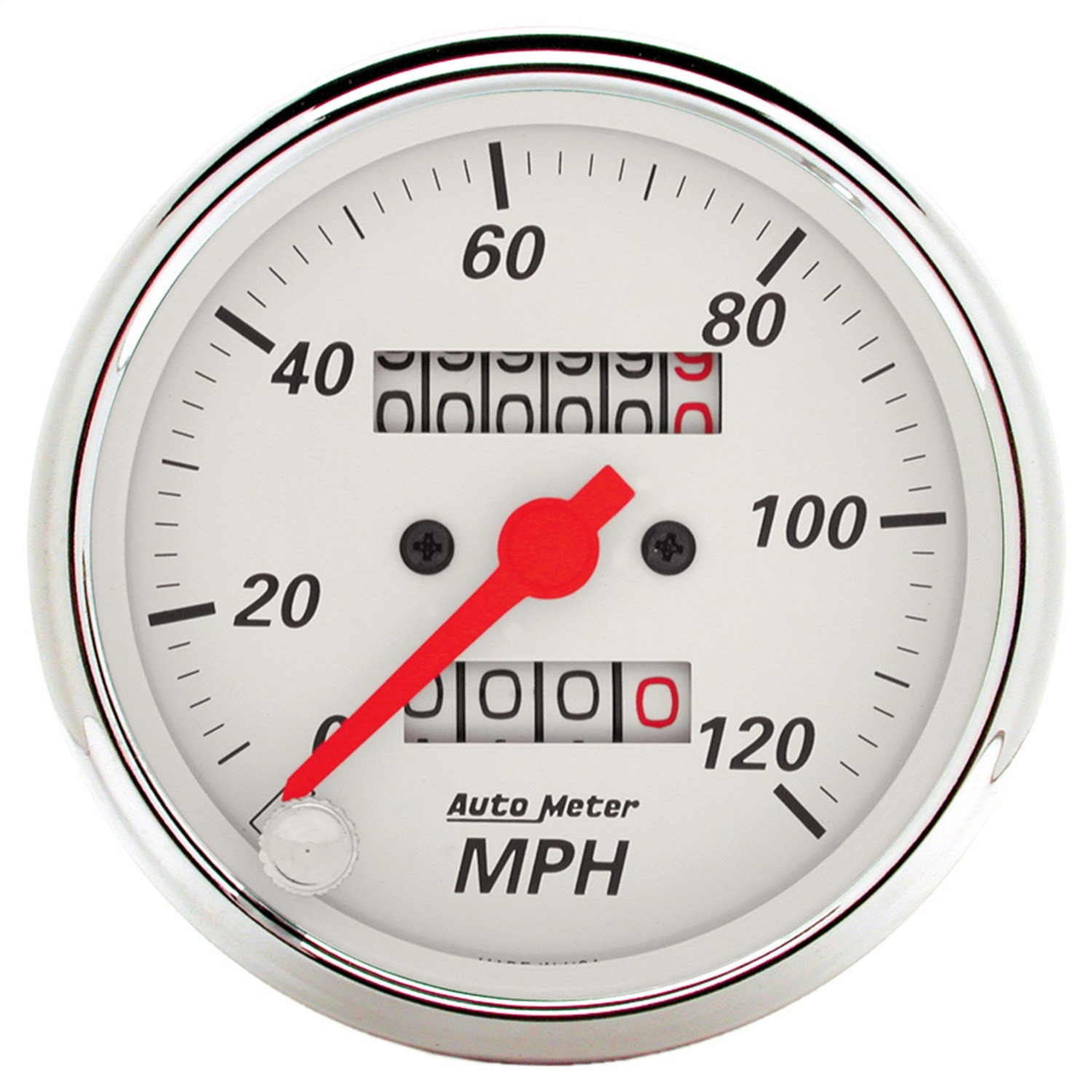 Auto Meter Auto Meter 1396 Arctic White; Mechanical Speedometer