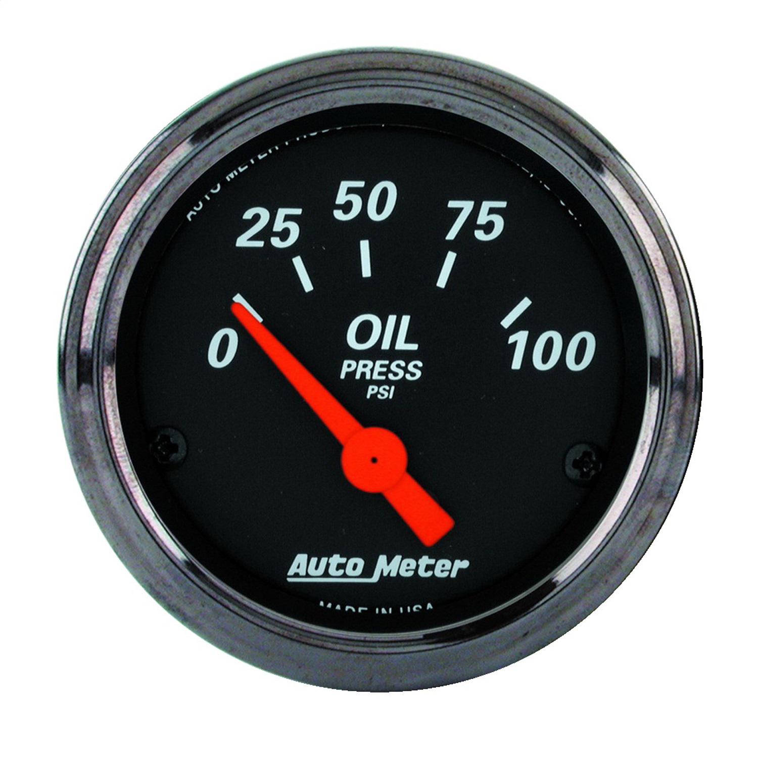 Auto Meter Auto Meter 1427 Designer Black; Oil Pressure Gauge