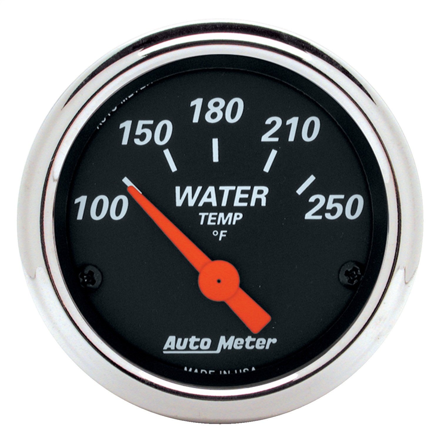 Auto Meter Auto Meter 1436 Designer Black; Water Temperature Gauge