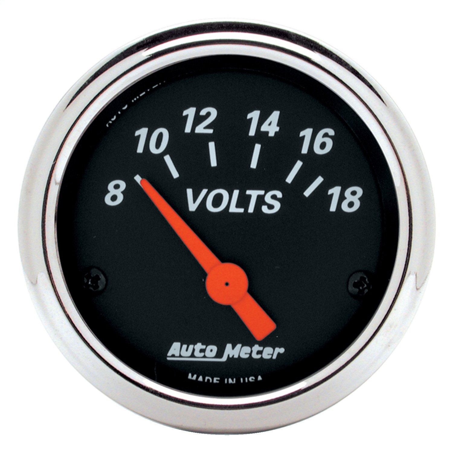 Auto Meter Auto Meter 1483 Designer Black; Voltmeter Gauge