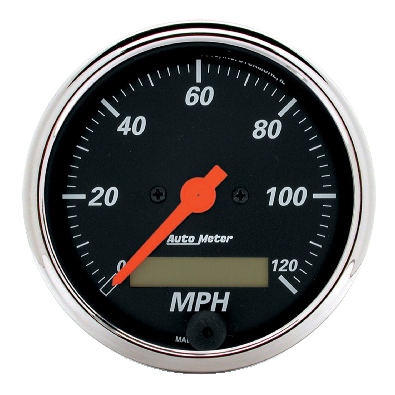 Auto Meter Auto Meter 1487 Designer Black; Electric Programmable Speedometer