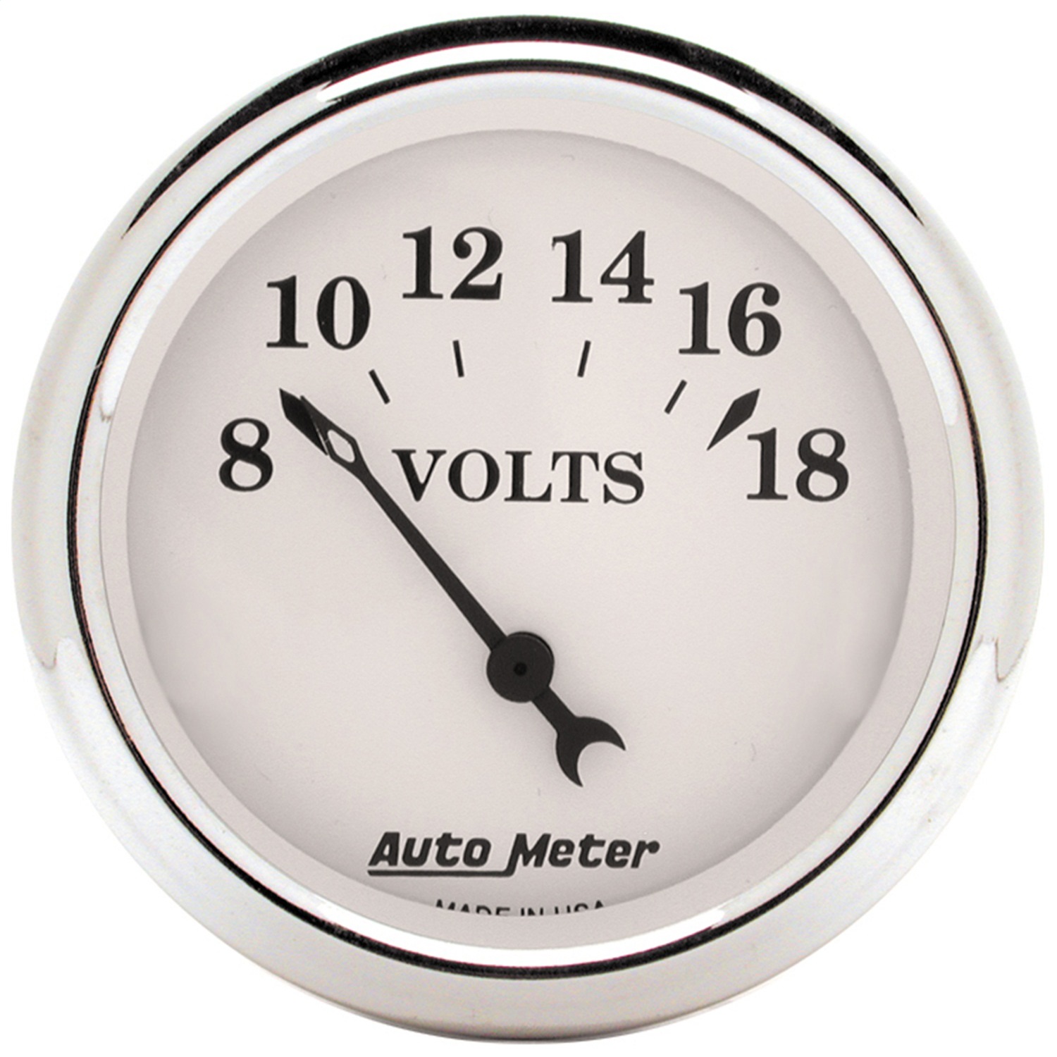 Auto Meter Auto Meter 1692 Old Tyme White; Voltmeter Gauge