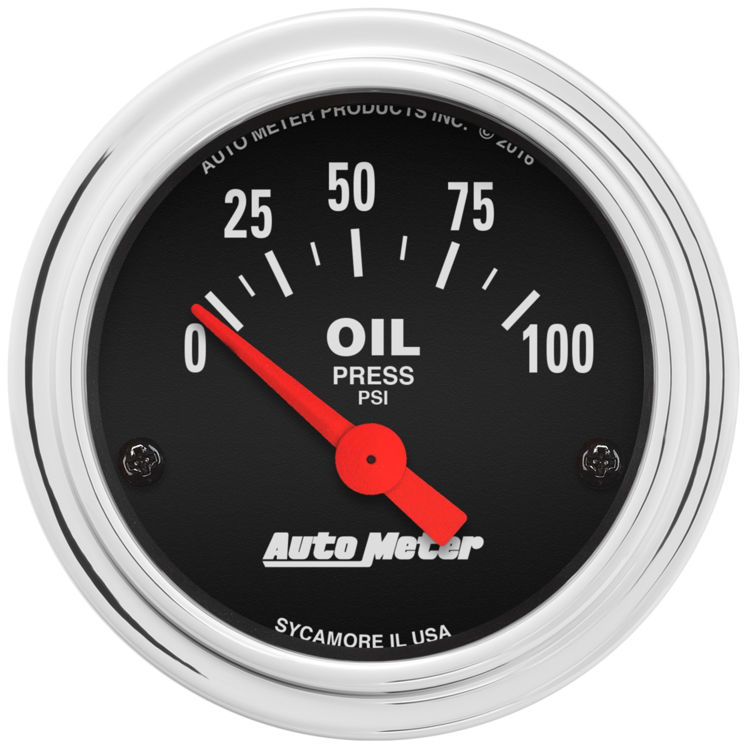 Auto Meter Auto Meter 2522 Traditional Chrome Electric Oil Pressure Gauge