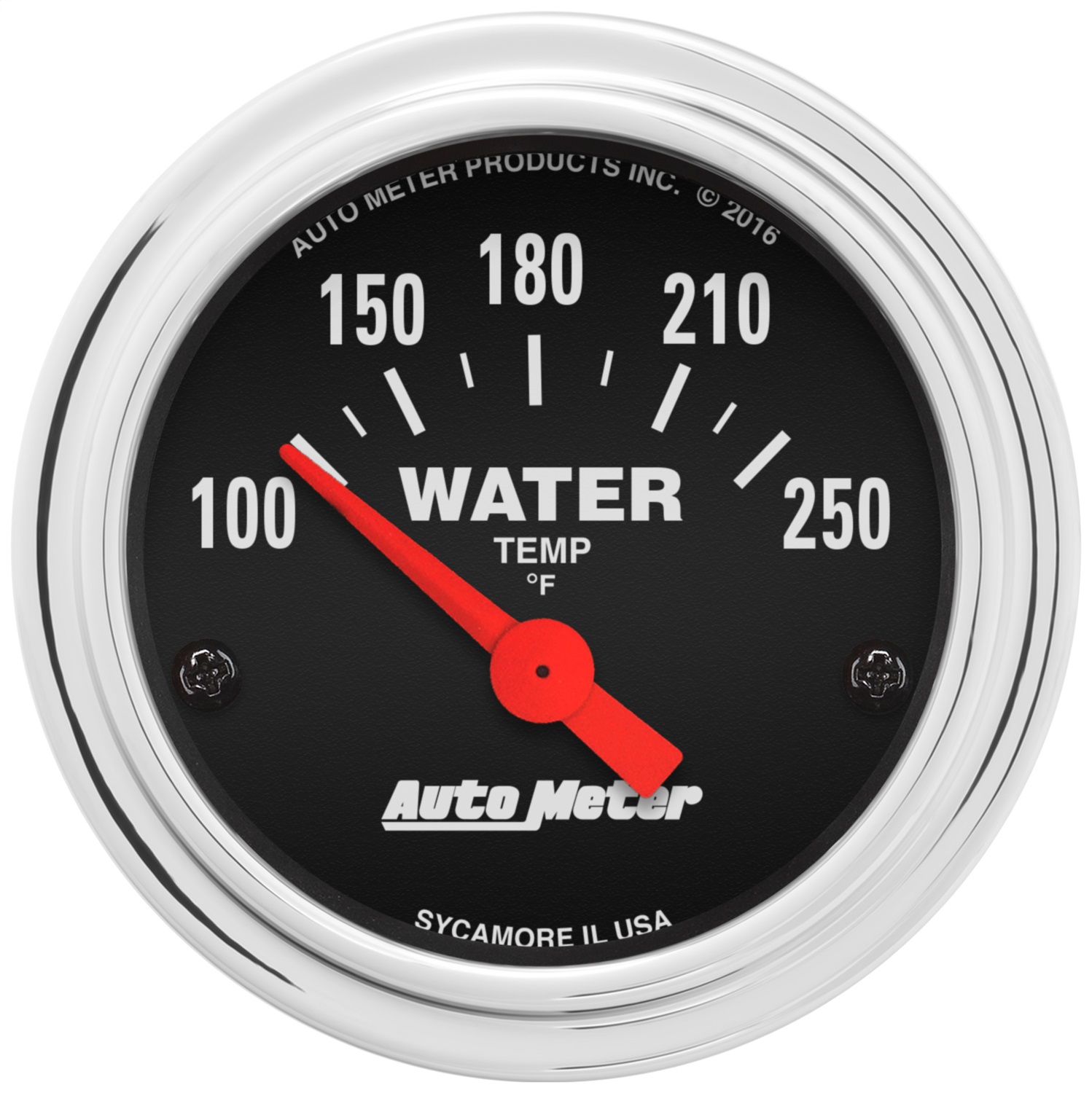 Auto Meter Auto Meter 2532 Traditional Chrome Electric Water Temperature Gauge