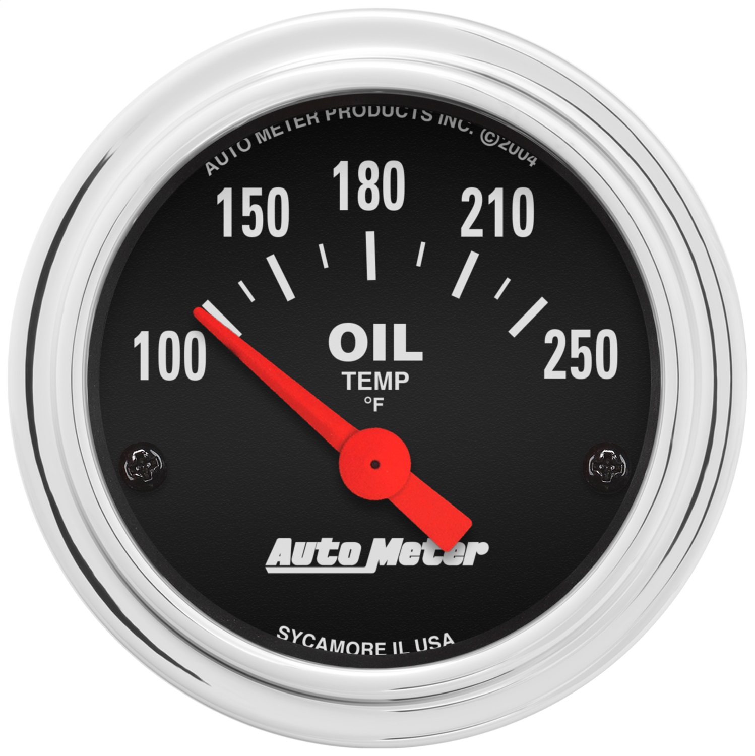 Auto Meter Auto Meter 2542 Traditional Chrome Electric Oil Temperature Gauge