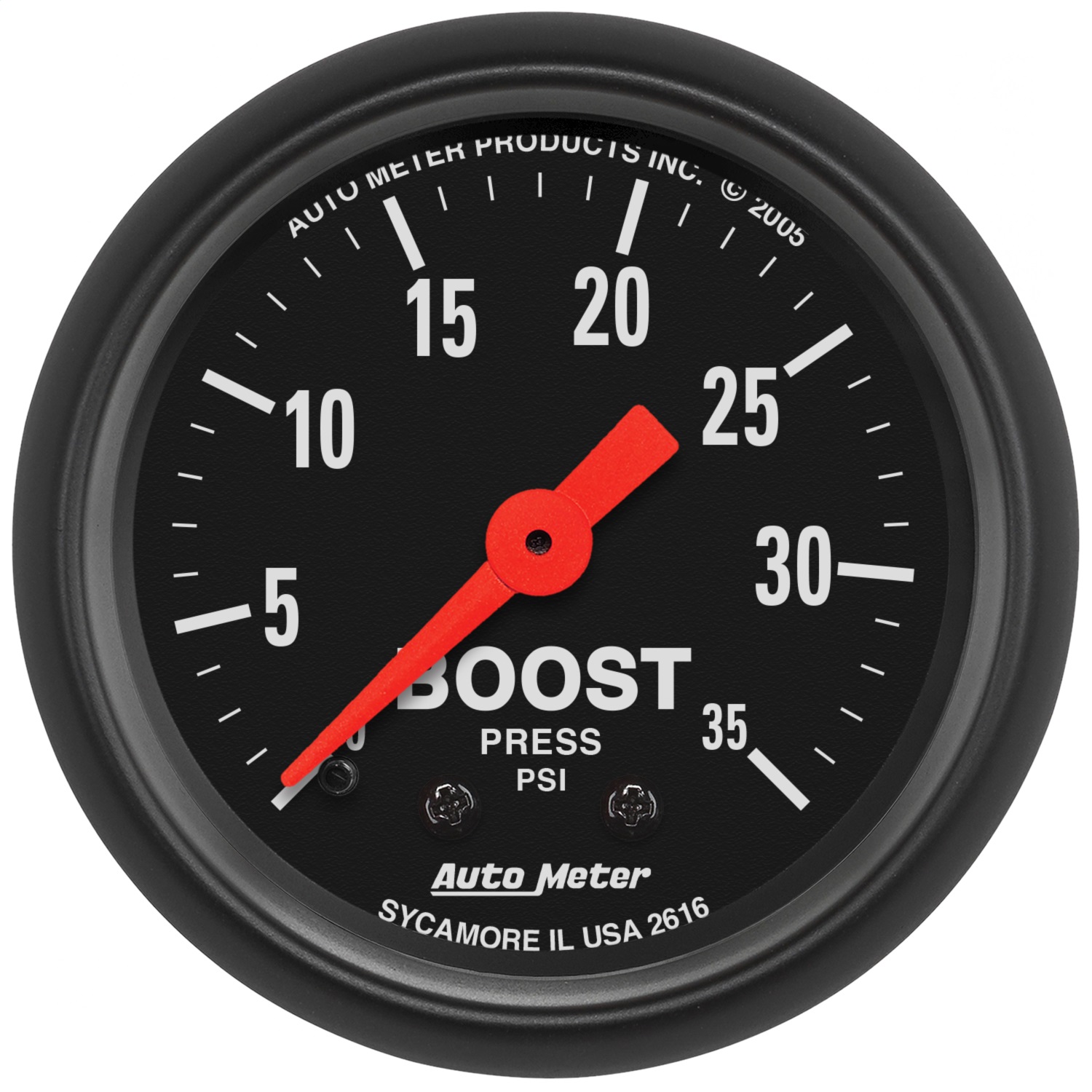 Auto Meter Auto Meter 2616 Z-Series; Mechanical Boost Gauge