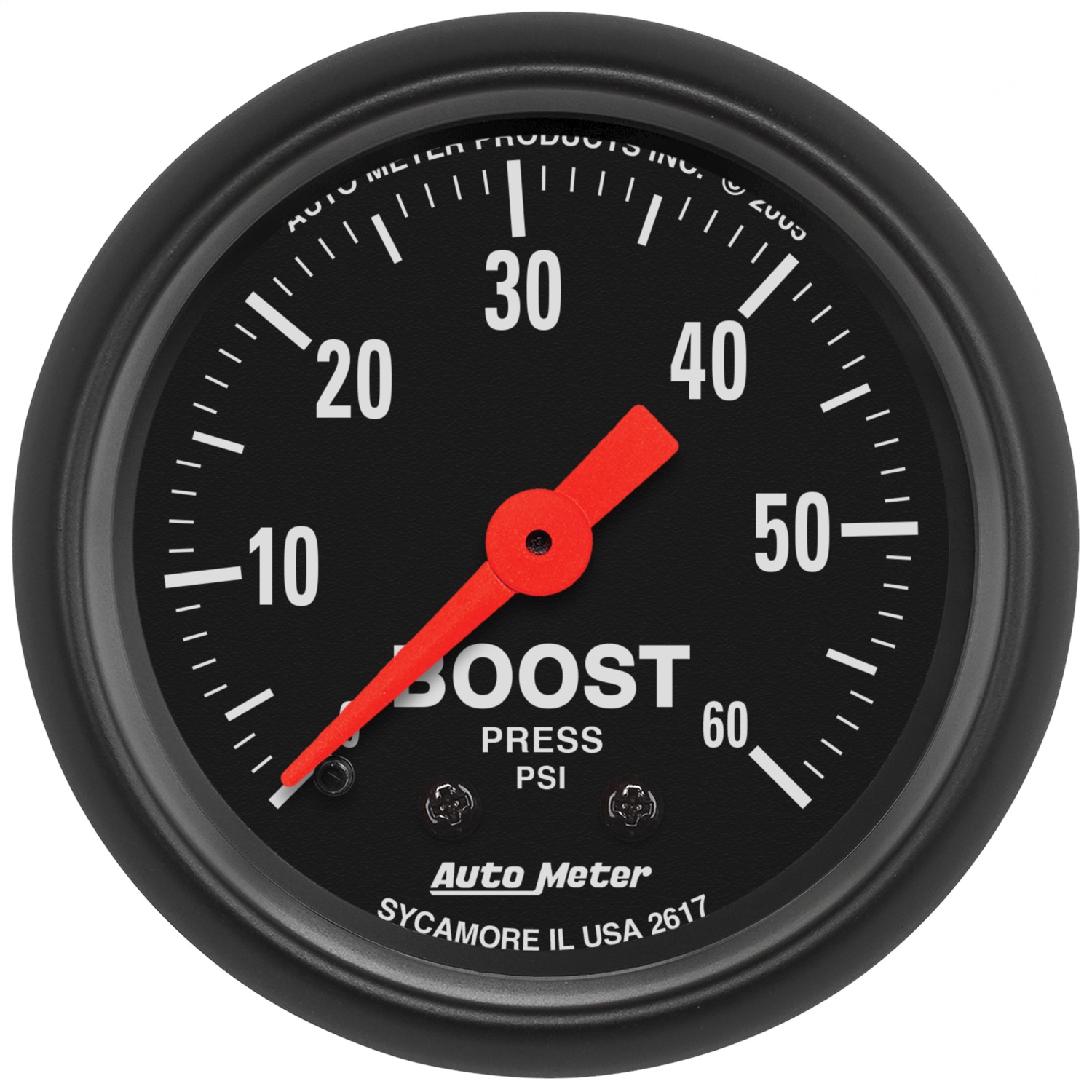 Auto Meter Auto Meter 2617 Z-Series; Mechanical Boost Gauge