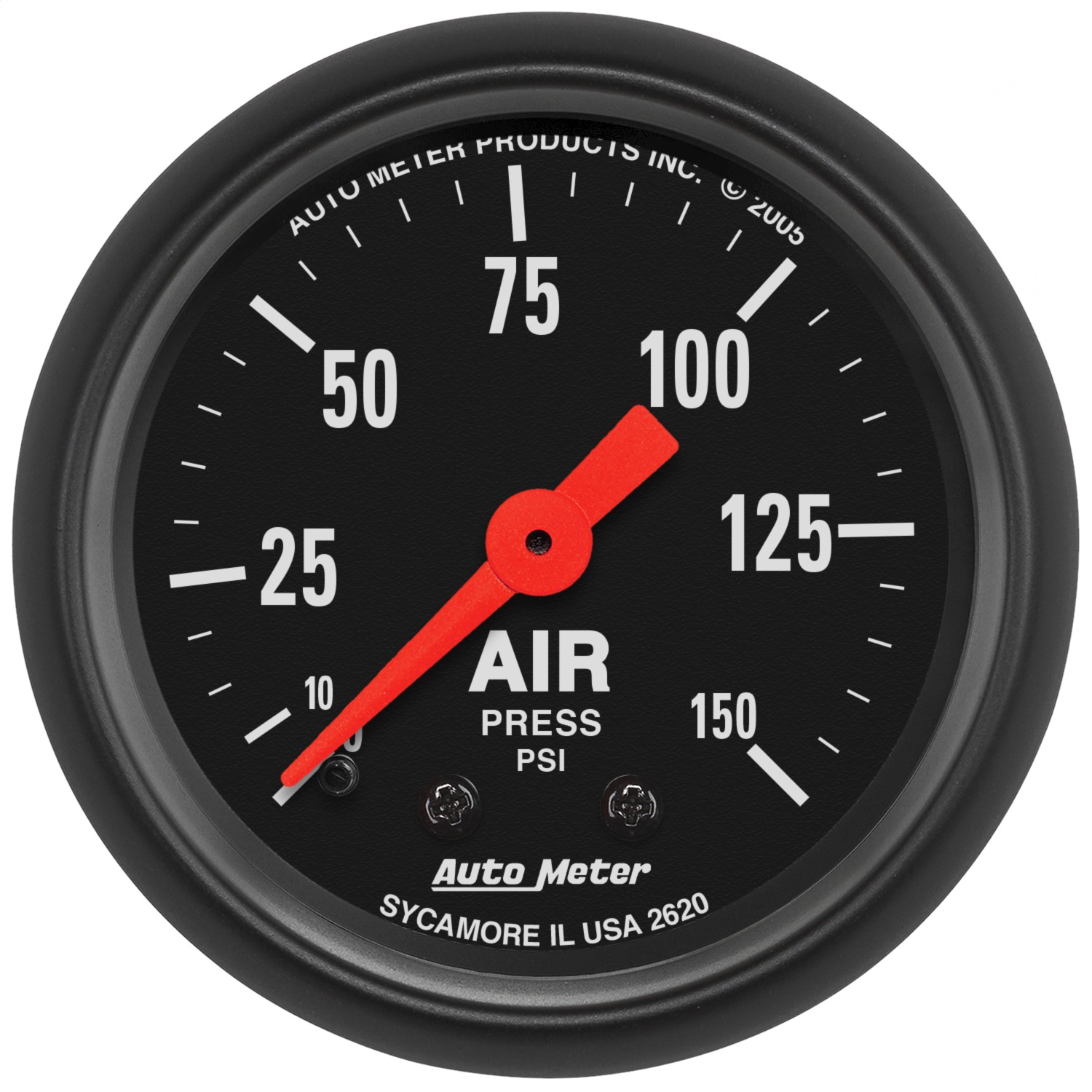 Auto Meter Auto Meter 2620 Z-Series; Mechanical Air Pressure Gauge