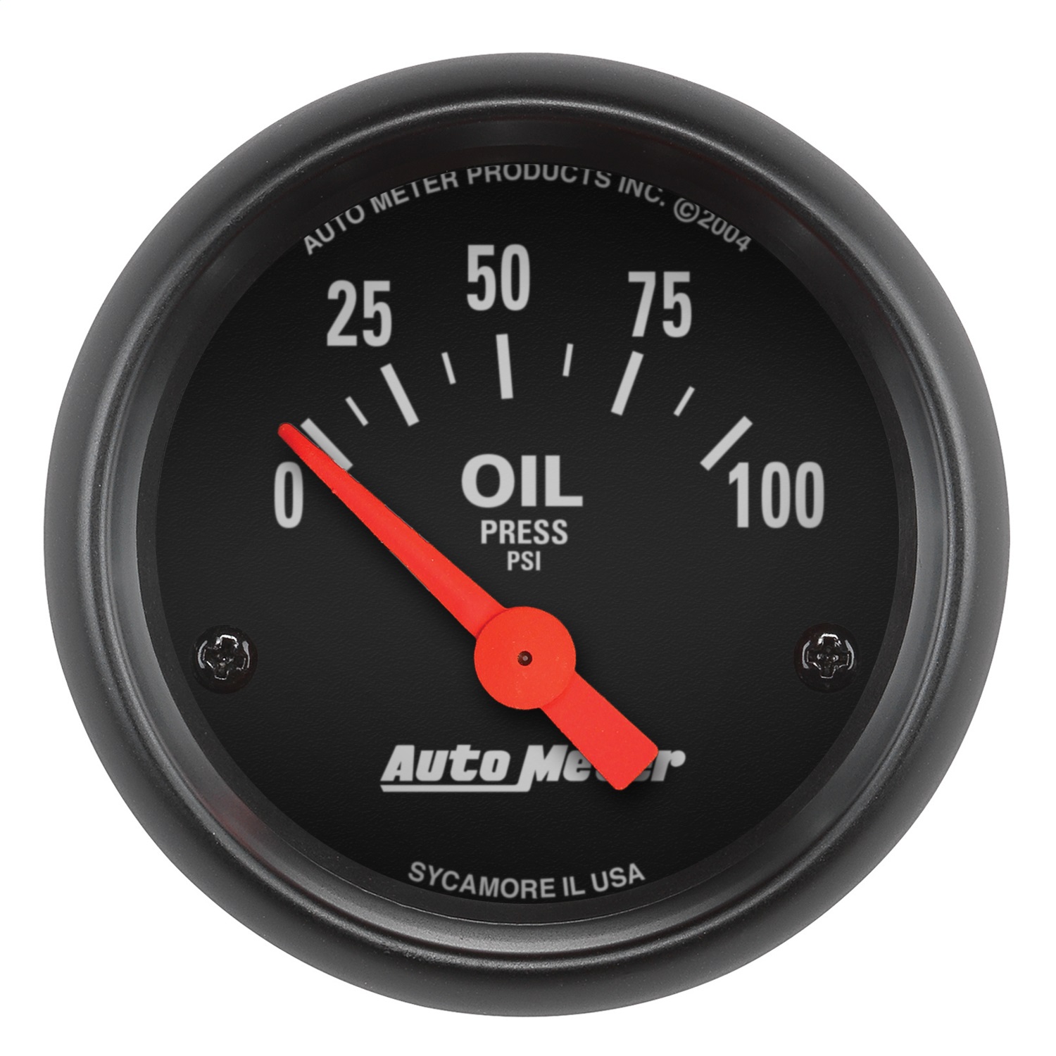 Auto Meter Auto Meter 2634 Z-Series; Electric Oil Pressure Gauge