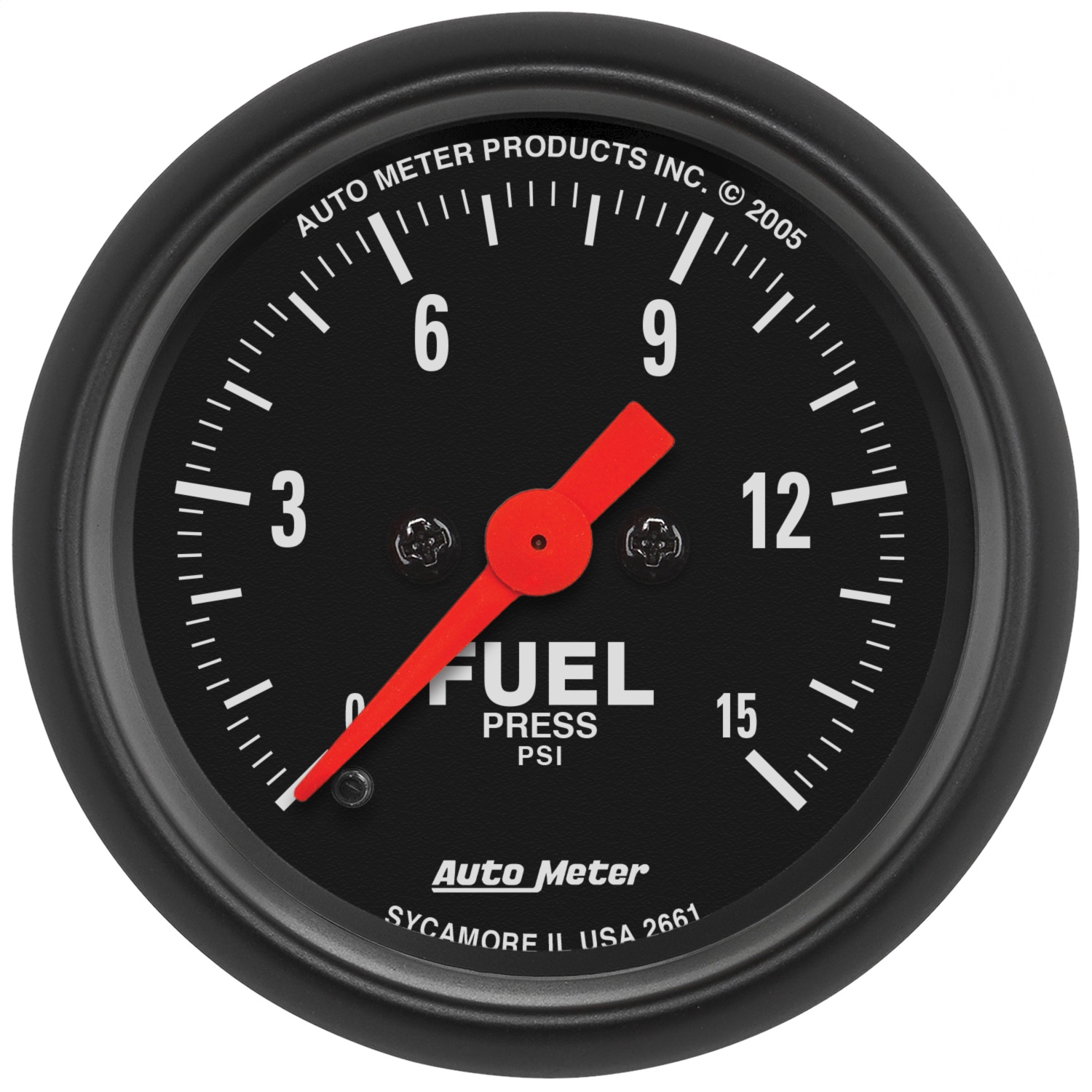 Auto Meter Auto Meter 2661 Z-Series; Electric Fuel Pressure Gauge