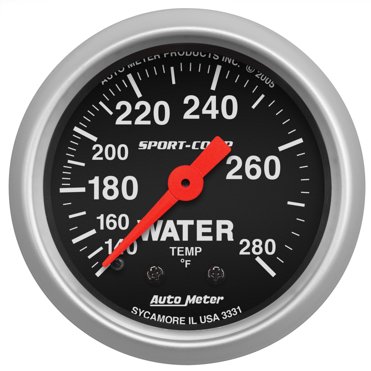 Auto Meter Auto Meter 3331 Sport-Comp; Mechanical Water Temperature Gauge