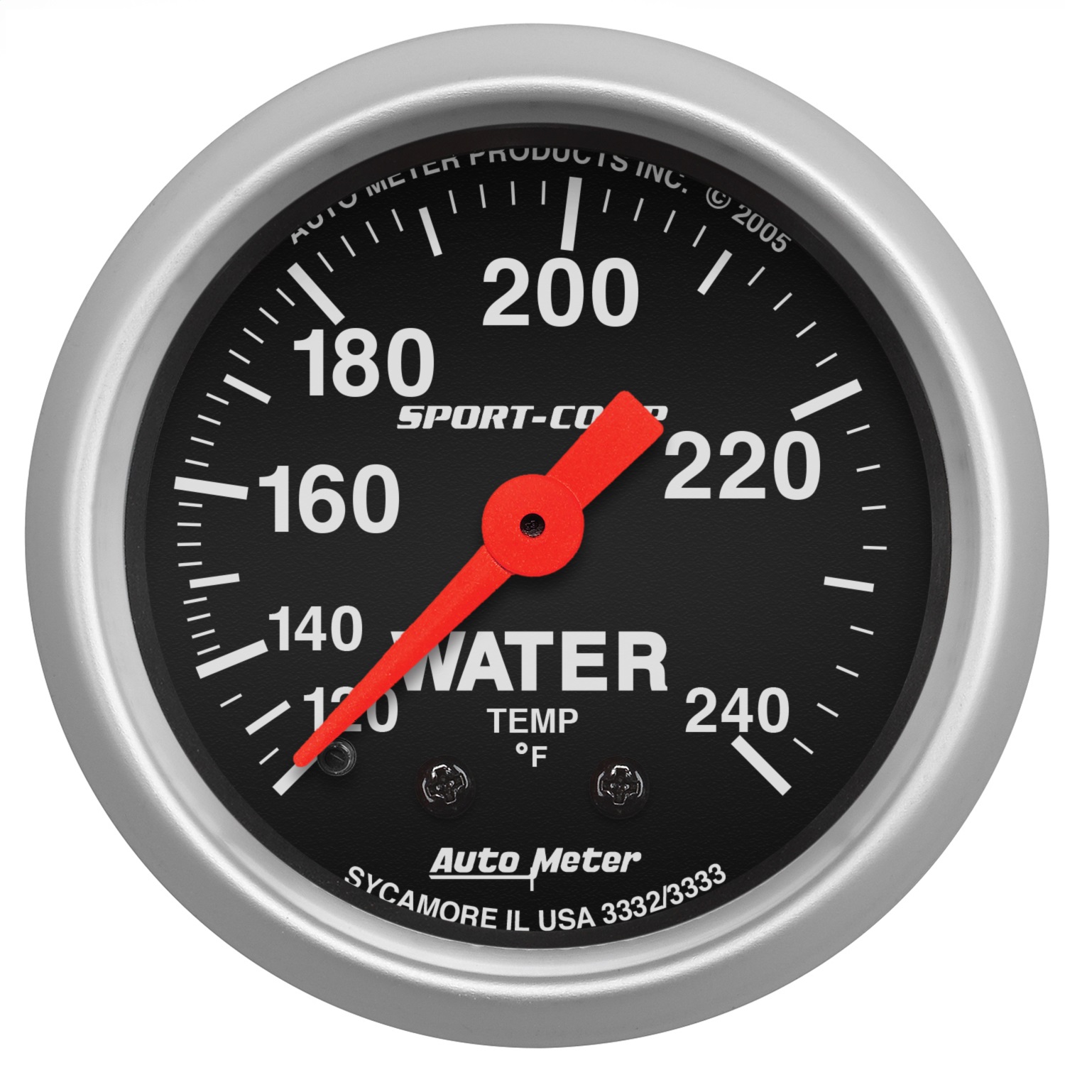 Auto Meter Auto Meter 3333 Sport-Comp; Mechanical Water Temperature Gauge