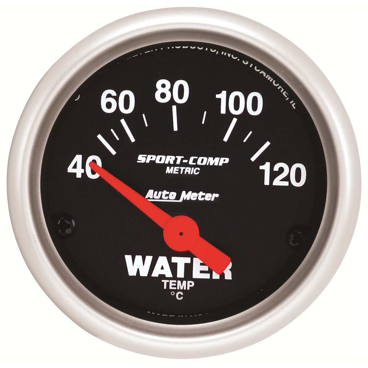 Auto Meter Auto Meter 3337-M Sport-Comp; Electric Water Temperature Gauge