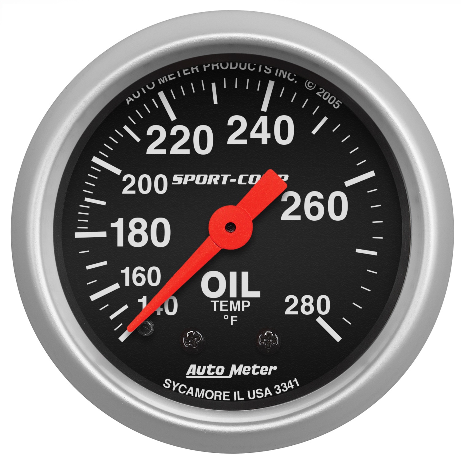 Auto Meter Auto Meter 3341 Sport-Comp; Mechanical Oil Temperature Gauge