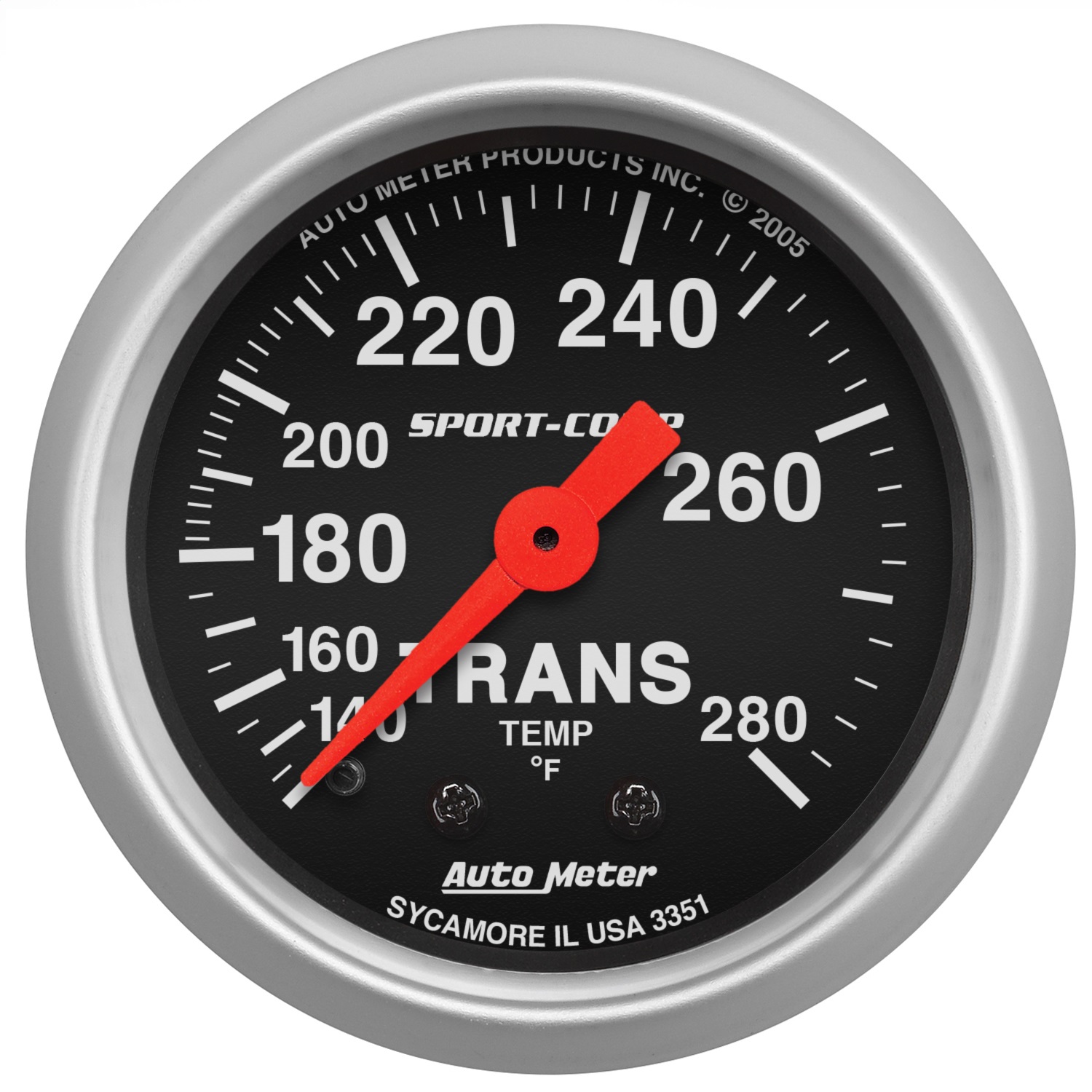Auto Meter Auto Meter 3351 Sport-Comp; Mechanical Transmission Temperature Gauge