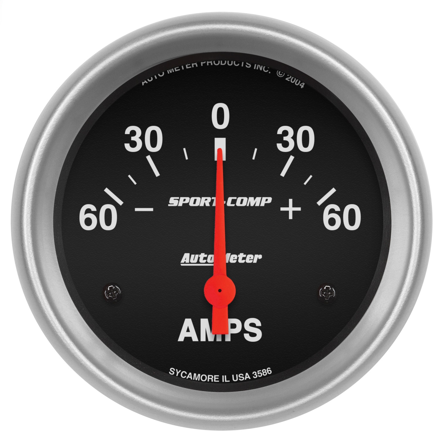 Auto Meter Auto Meter 3586 Sport-Comp; Electric Ampmeter Gauge