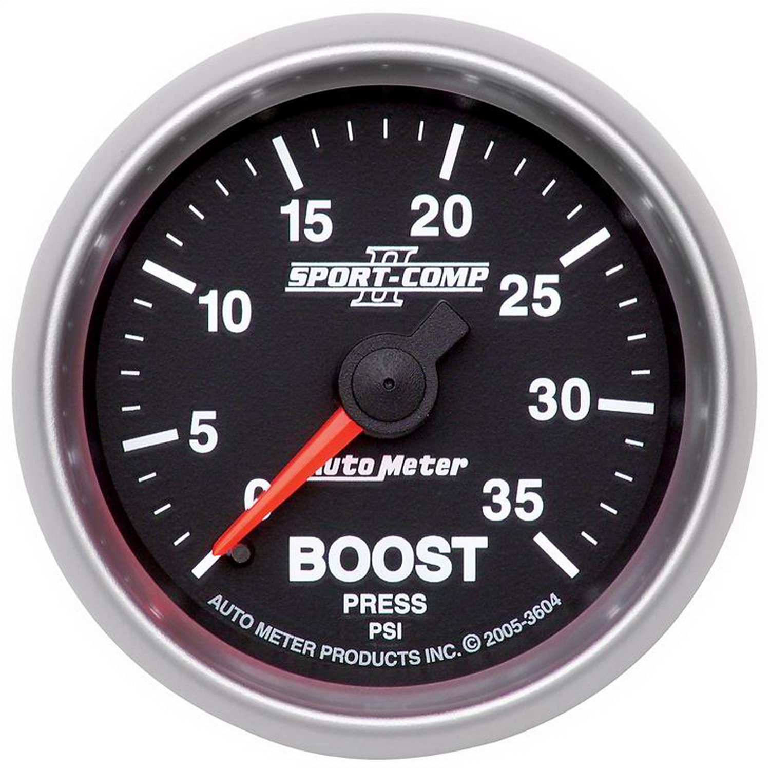 Auto Meter Auto Meter 3604 Sport-Comp II; Mechanical Boost Gauge