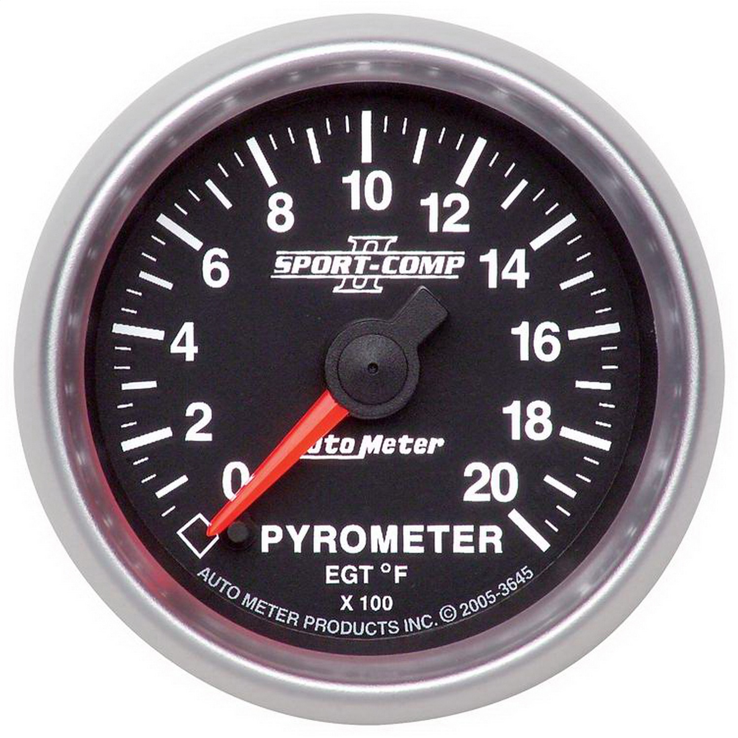 Auto Meter Auto Meter 3645 Sport-Comp II; Electric Pyrometer Gauge Kit