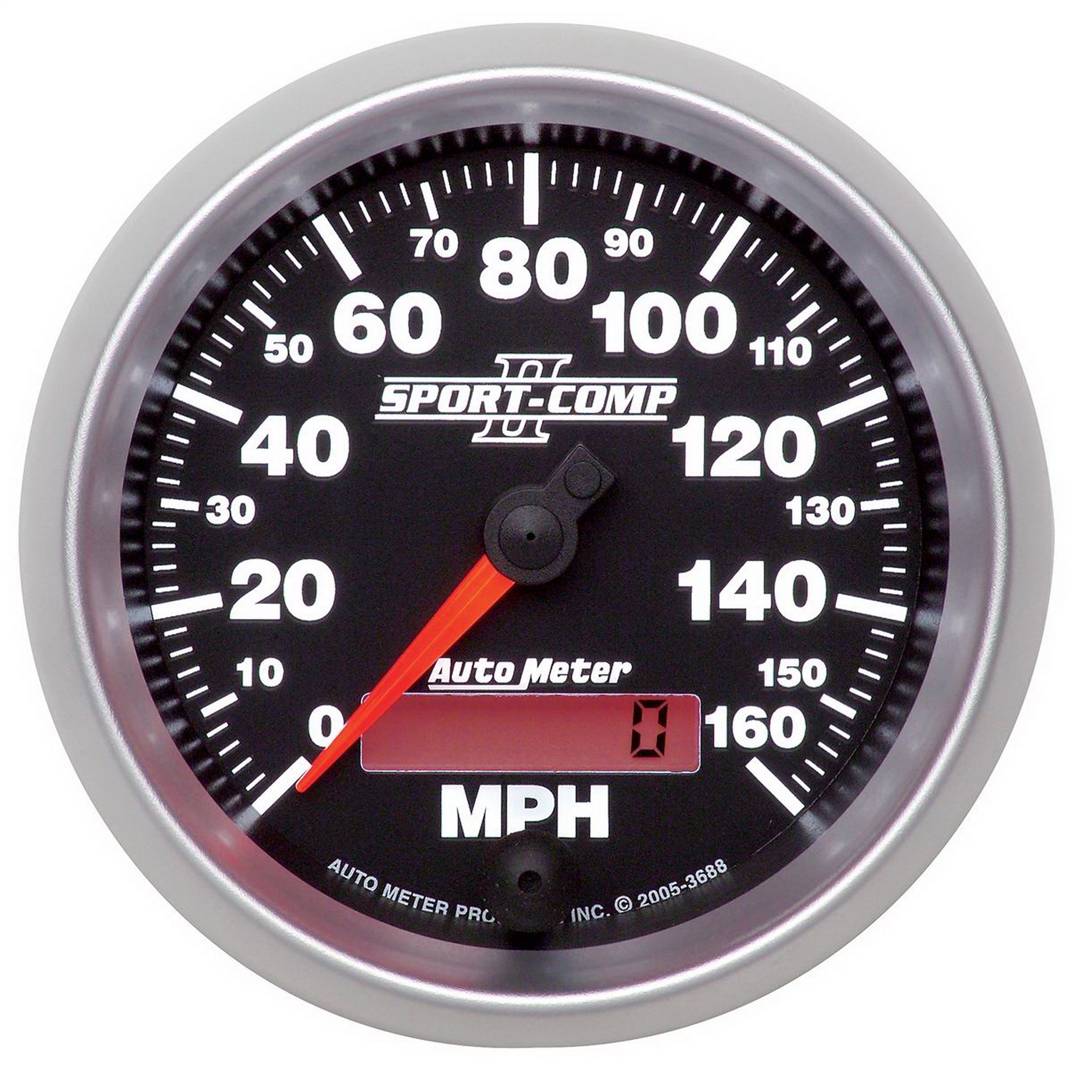 Auto Meter Auto Meter 3688 Sport-Comp II; Programmable Speedometer