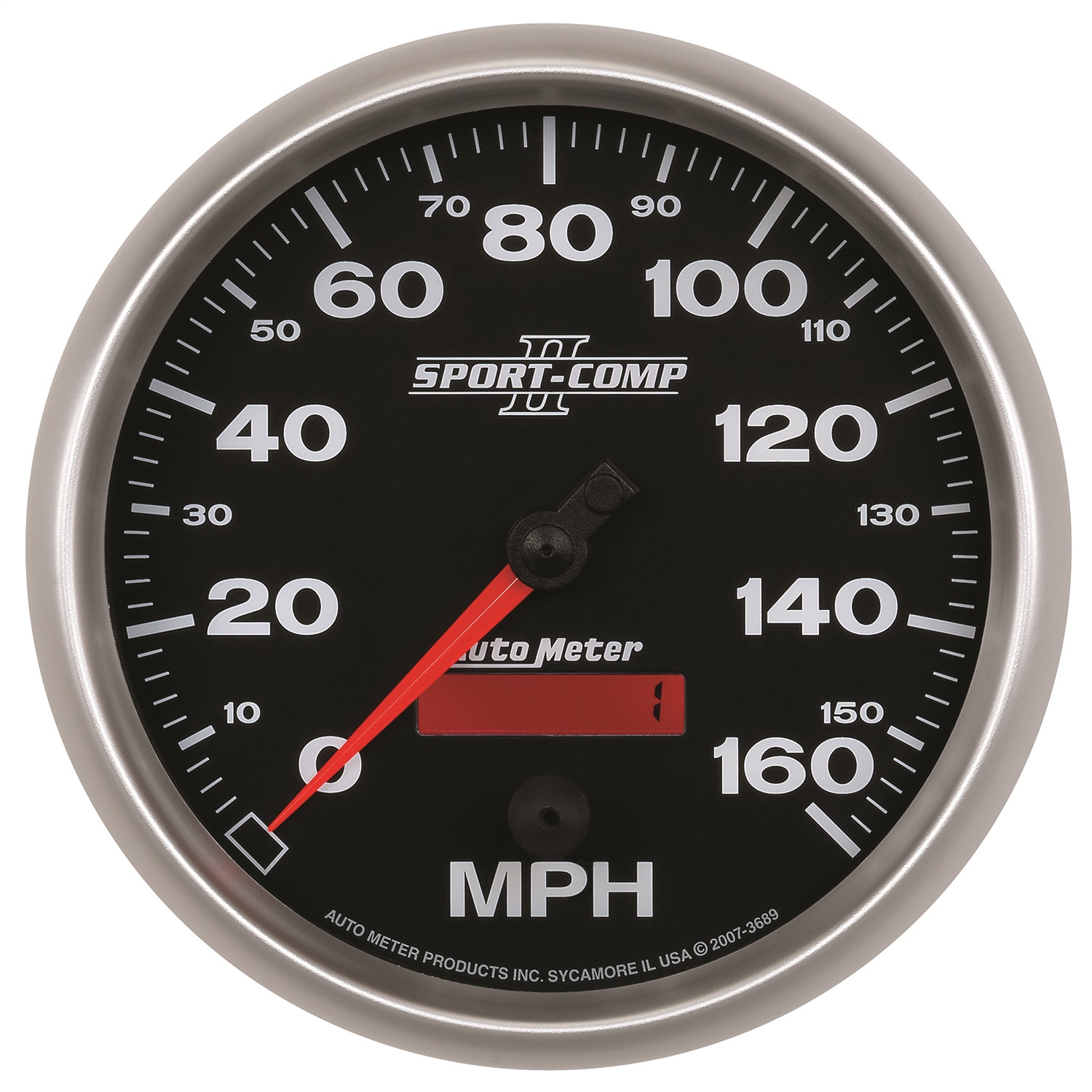 Auto Meter Auto Meter 3689 Sport-Comp II; Programmable Speedometer