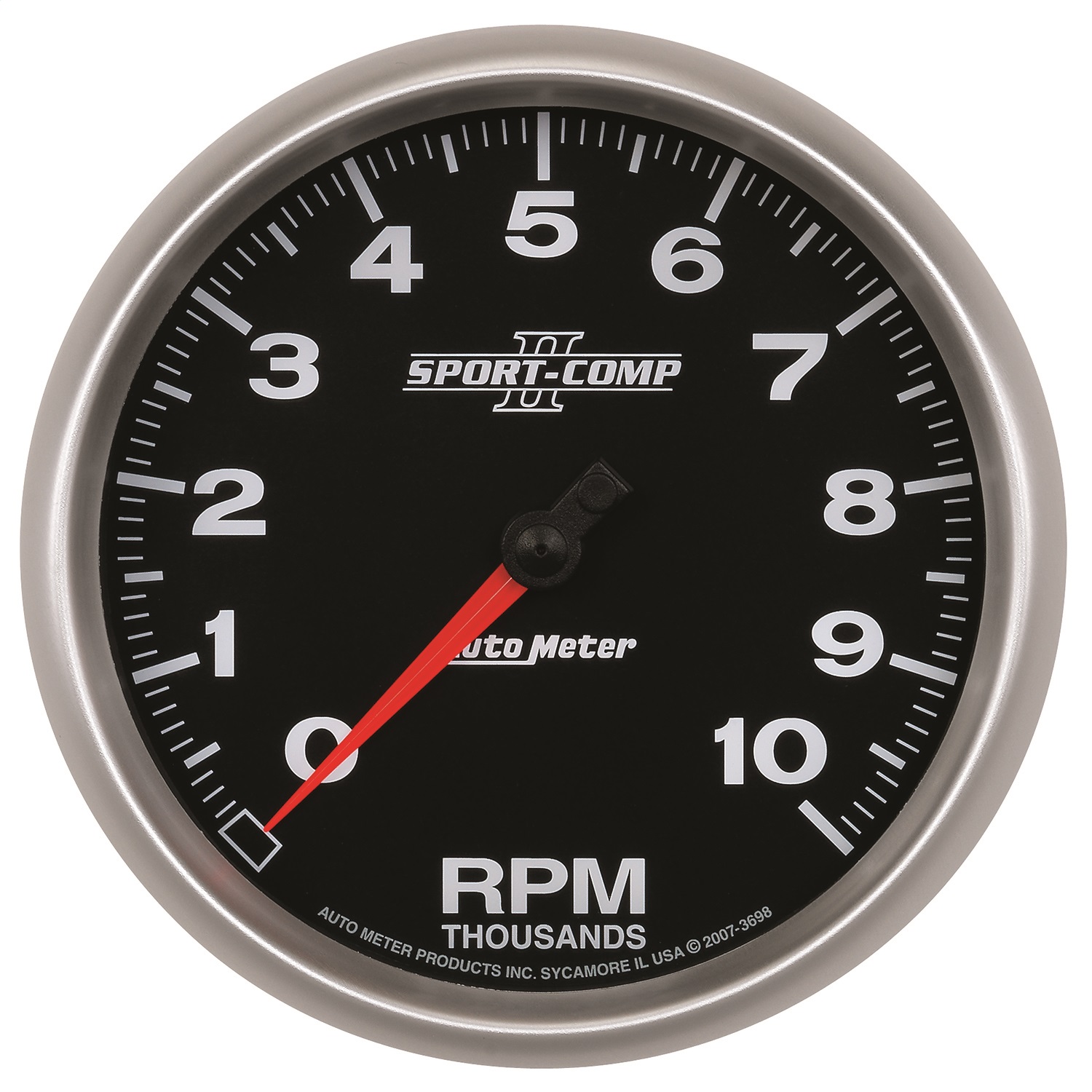 Auto Meter Auto Meter 3698 Sport-Comp II; In-Dash Tachometer
