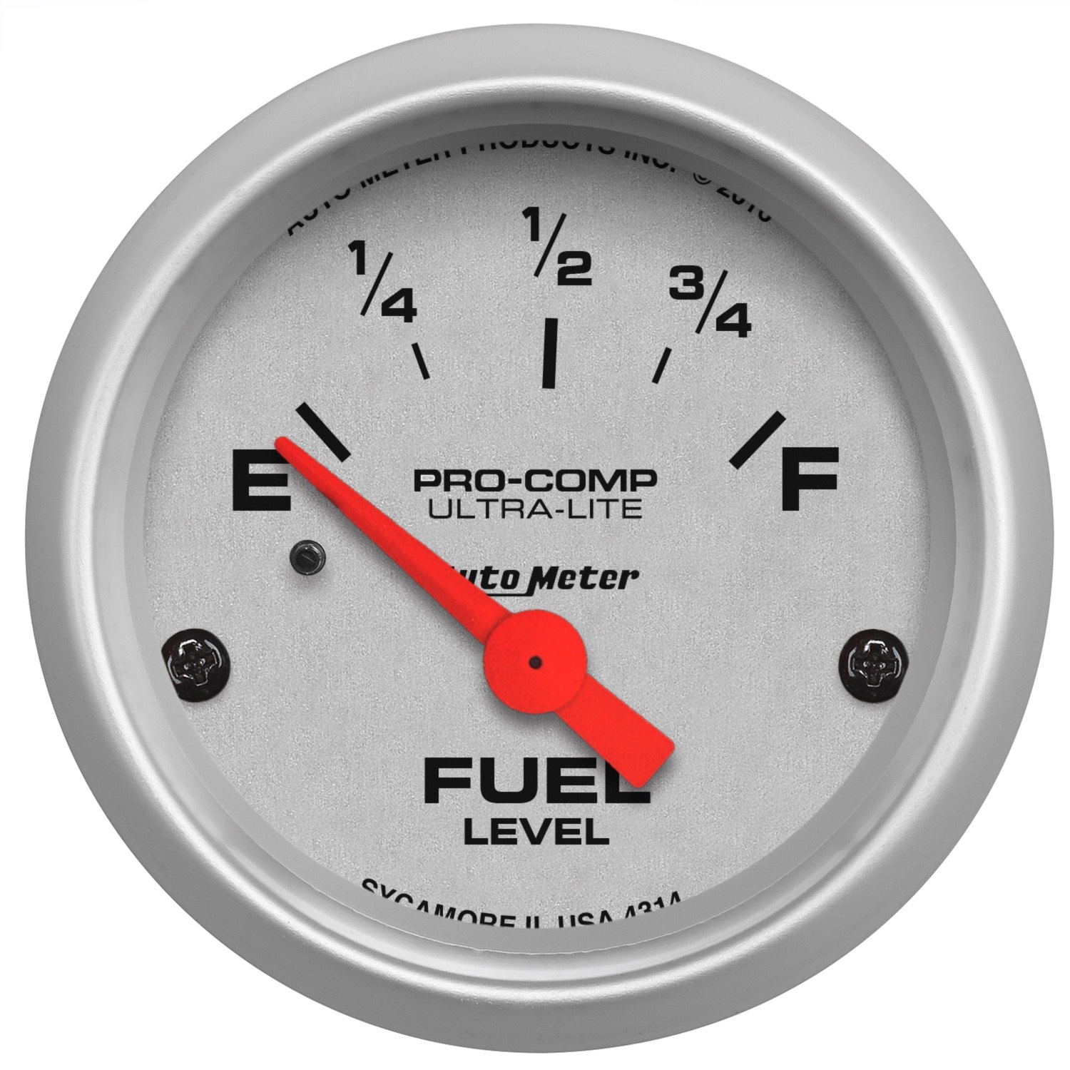 Auto Meter Auto Meter 4314 Ultra-Lite; Electric Fuel Level Gauge