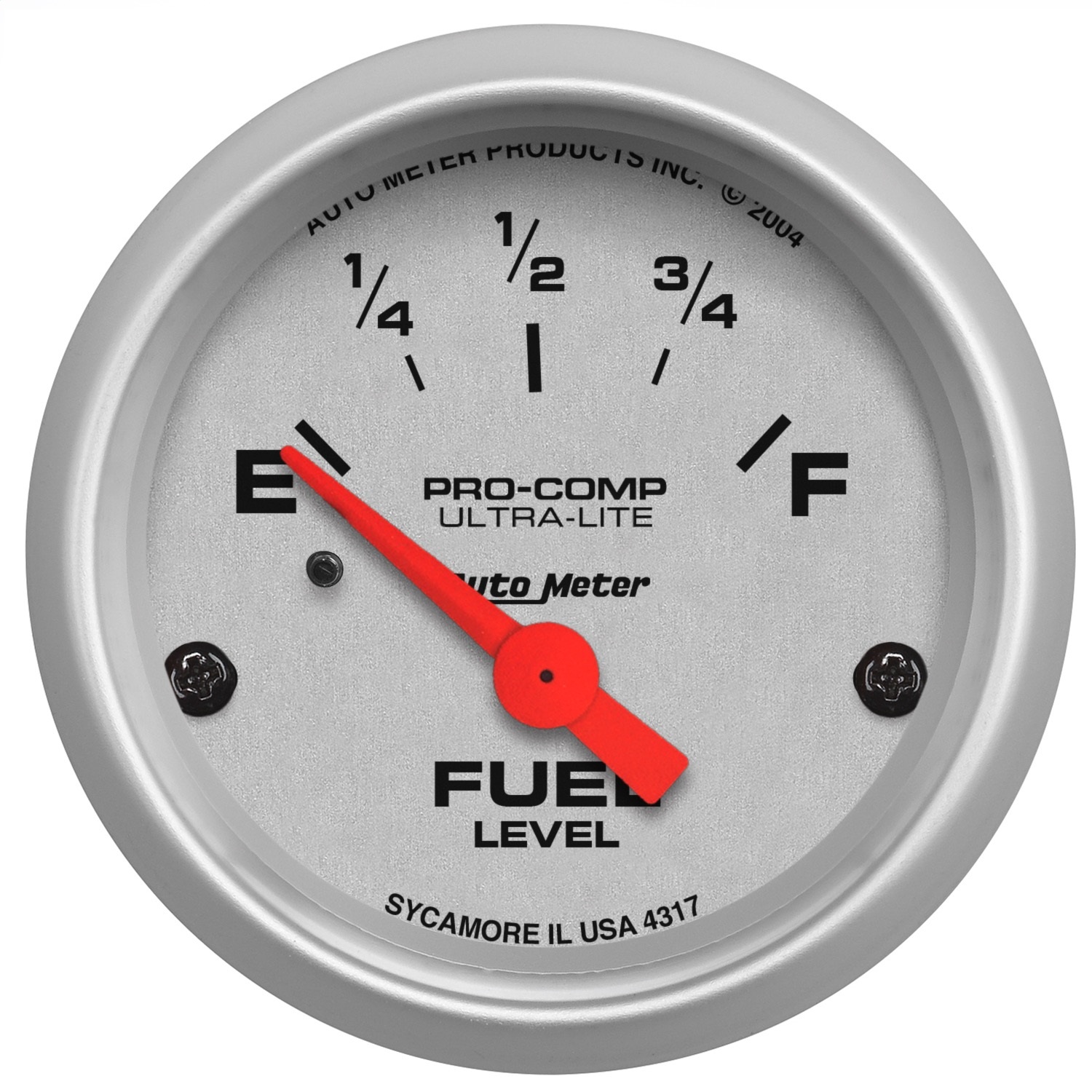 Auto Meter Auto Meter 4317 Ultra-Lite; Electric Fuel Level Gauge