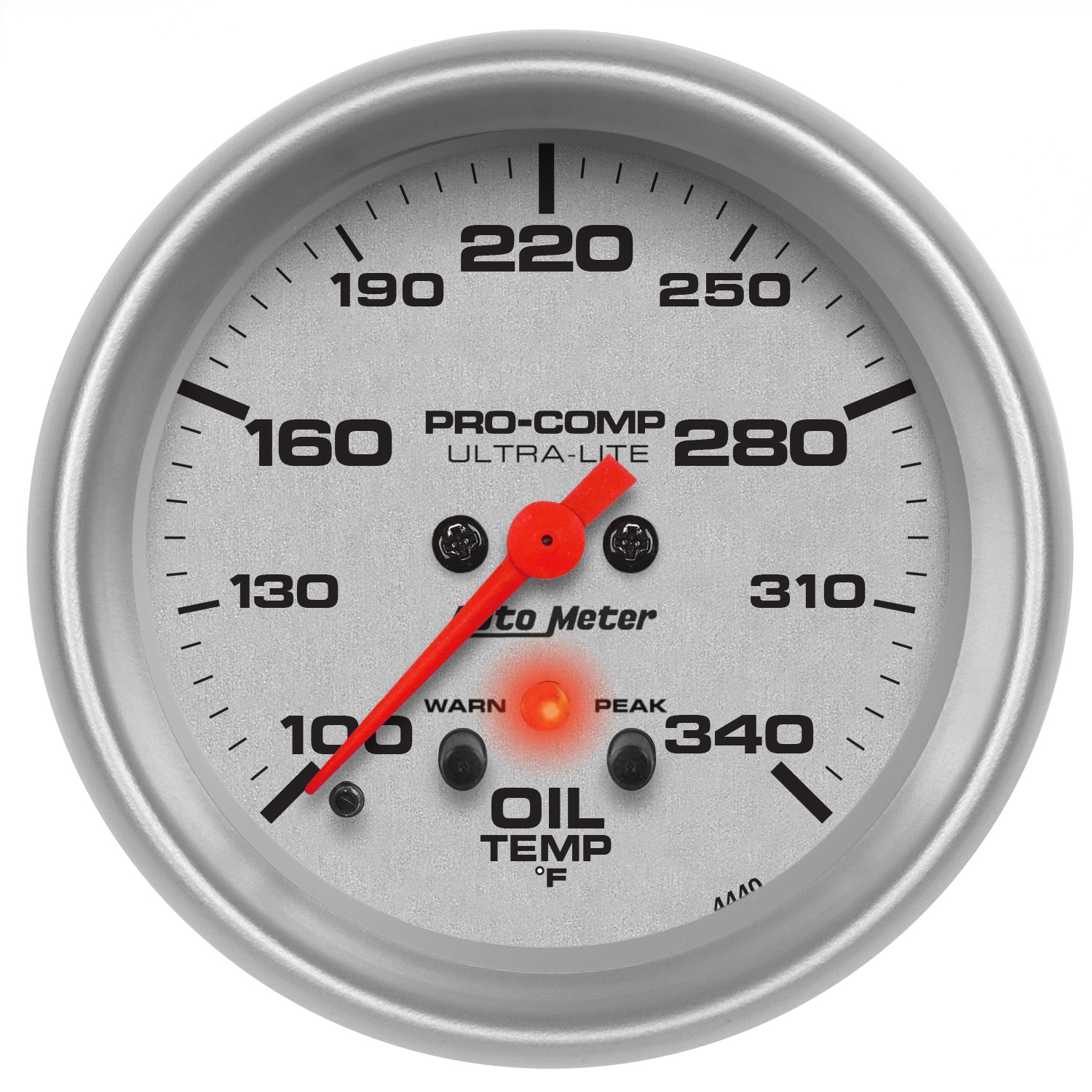 Auto Meter Auto Meter 4440 Ultra-Lite; Electric Oil Temperature Gauge