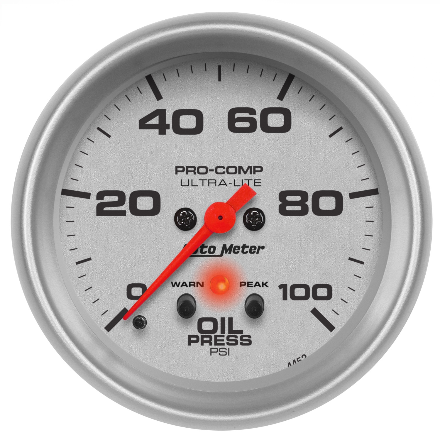 Auto Meter Auto Meter 4452 Ultra-Lite; Electric Oil Pressure Gauge