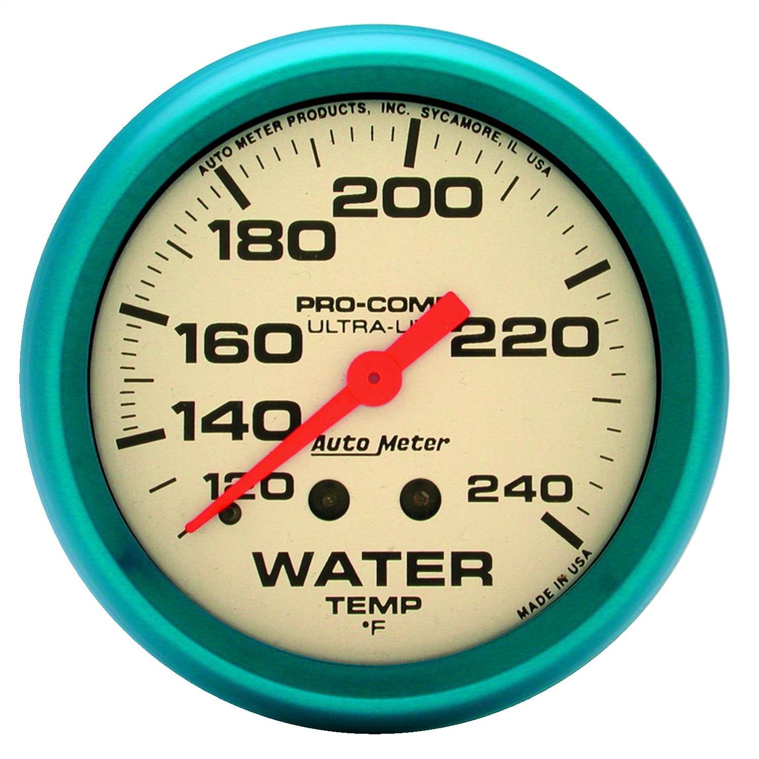 Auto Meter Auto Meter 4532 Ultra-Nite; Water Temperature Gauge