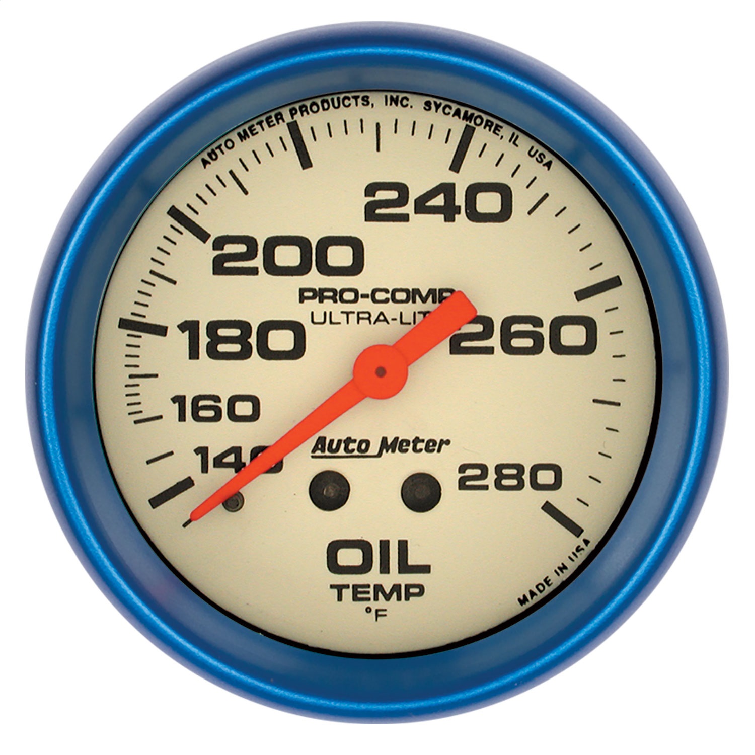 Auto Meter Auto Meter 4541 Ultra-Nite; Oil Temperature Gauge
