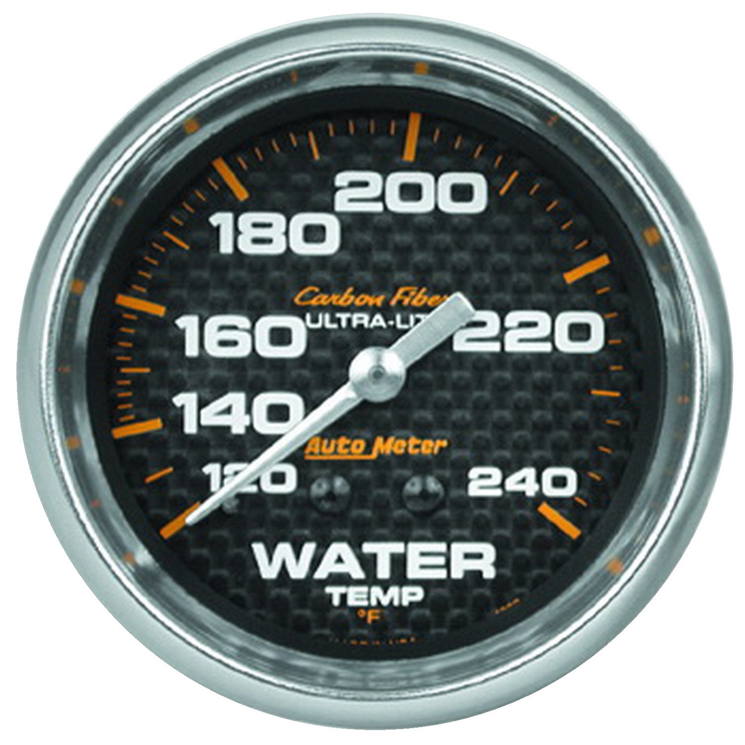 Auto Meter Auto Meter 4832 Carbon Fiber; Mechanical Water Temperature Gauge