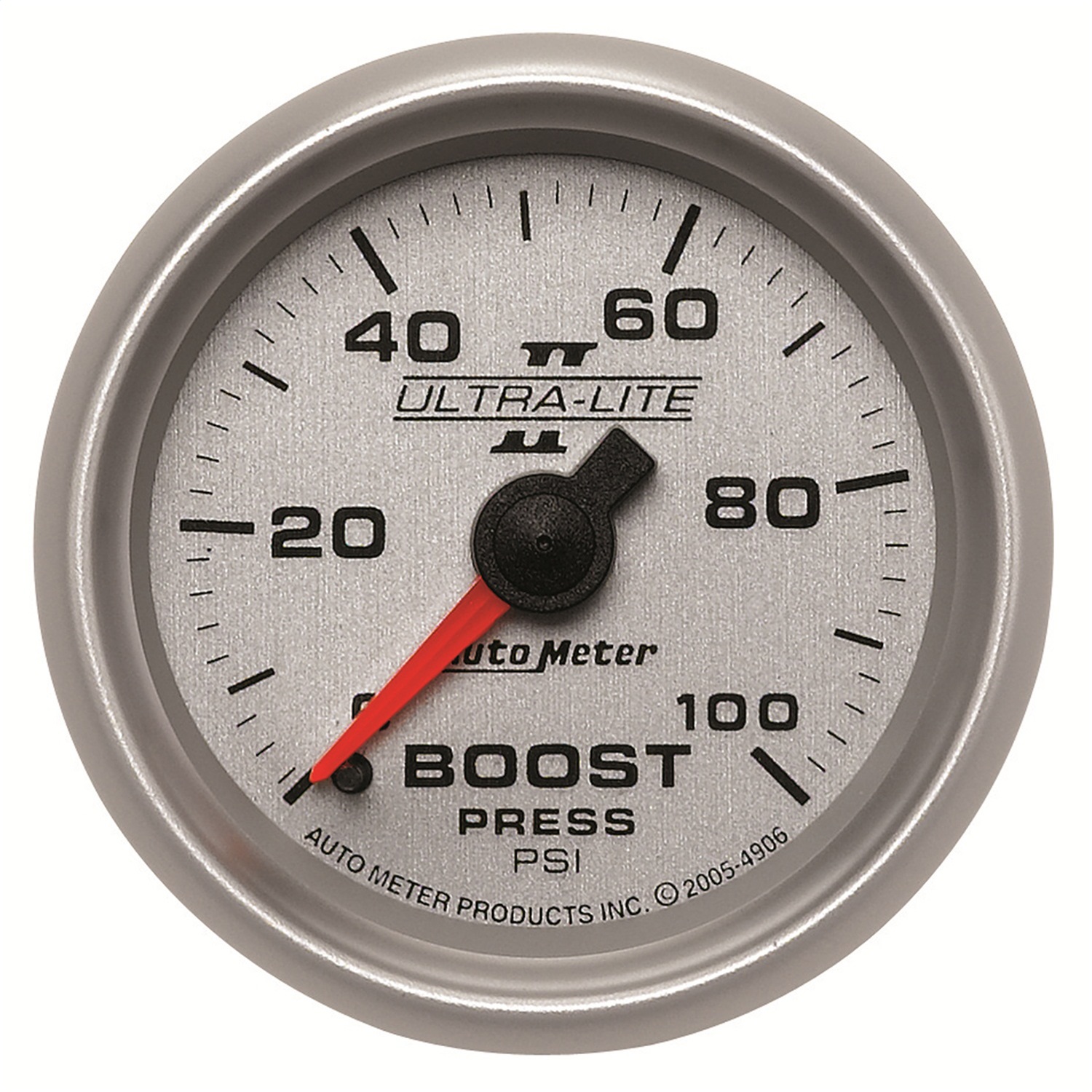 Auto Meter Auto Meter 4906 Ultra-Lite II; Mechanical Boost Gauge