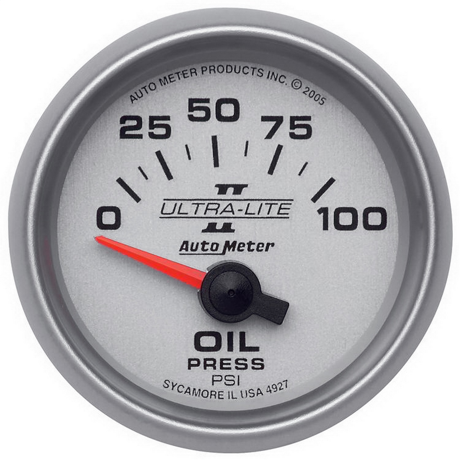 Auto Meter Auto Meter 4927 Ultra-Lite II; Electric Oil Pressure Gauge