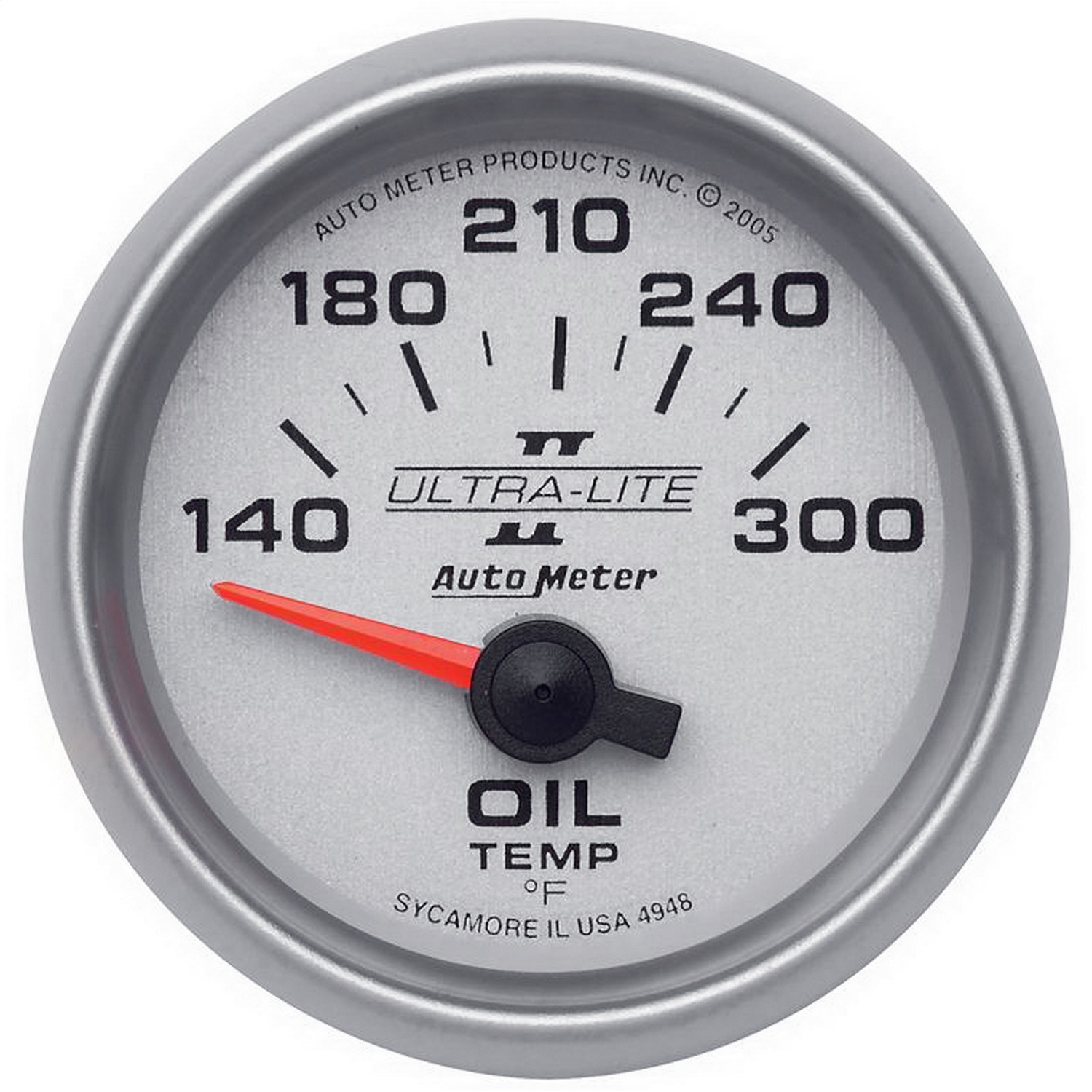 Auto Meter Auto Meter 4948 Ultra-Lite II; Electric Oil Temperature Gauge